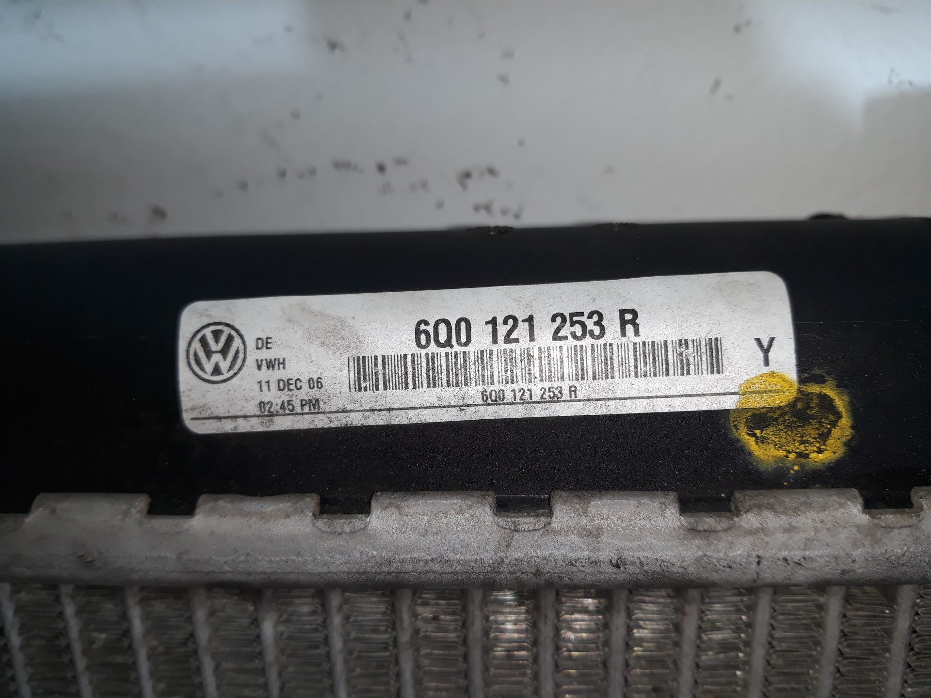 SKODA Roomster 5J  (2010-2015) Aušinimo radiatorius 6Q0121253R,6Q0121253R 19150503