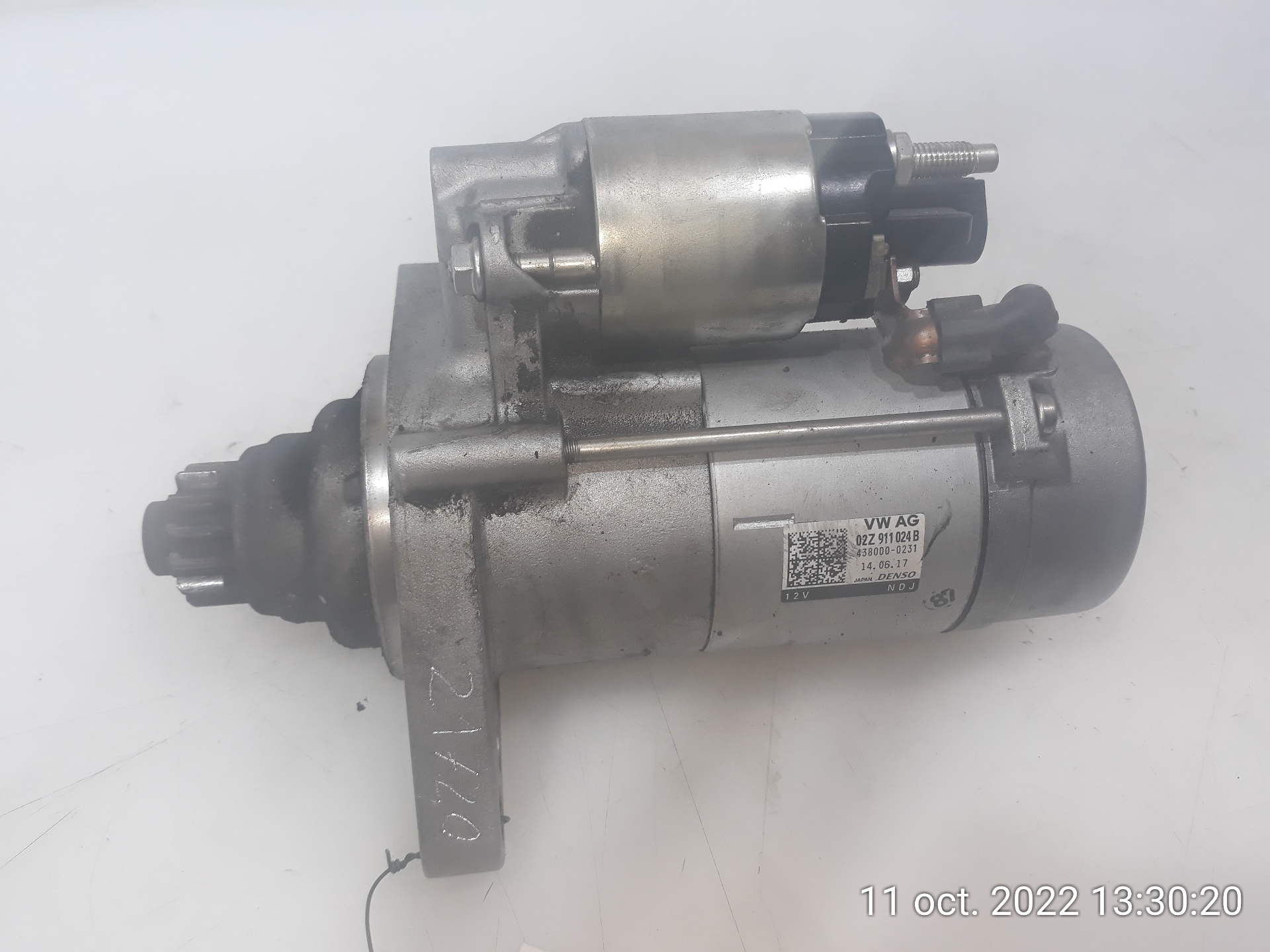 SEAT Leon 3 generation (2012-2020) Starter Motor 02Z911024B, 02Z911024B 19144264