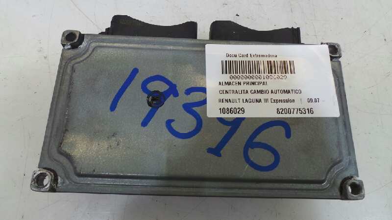 CITROËN Laguna 3 generation (2007-2015) Gearbox Control Unit 8200775316,8200775316 18991942