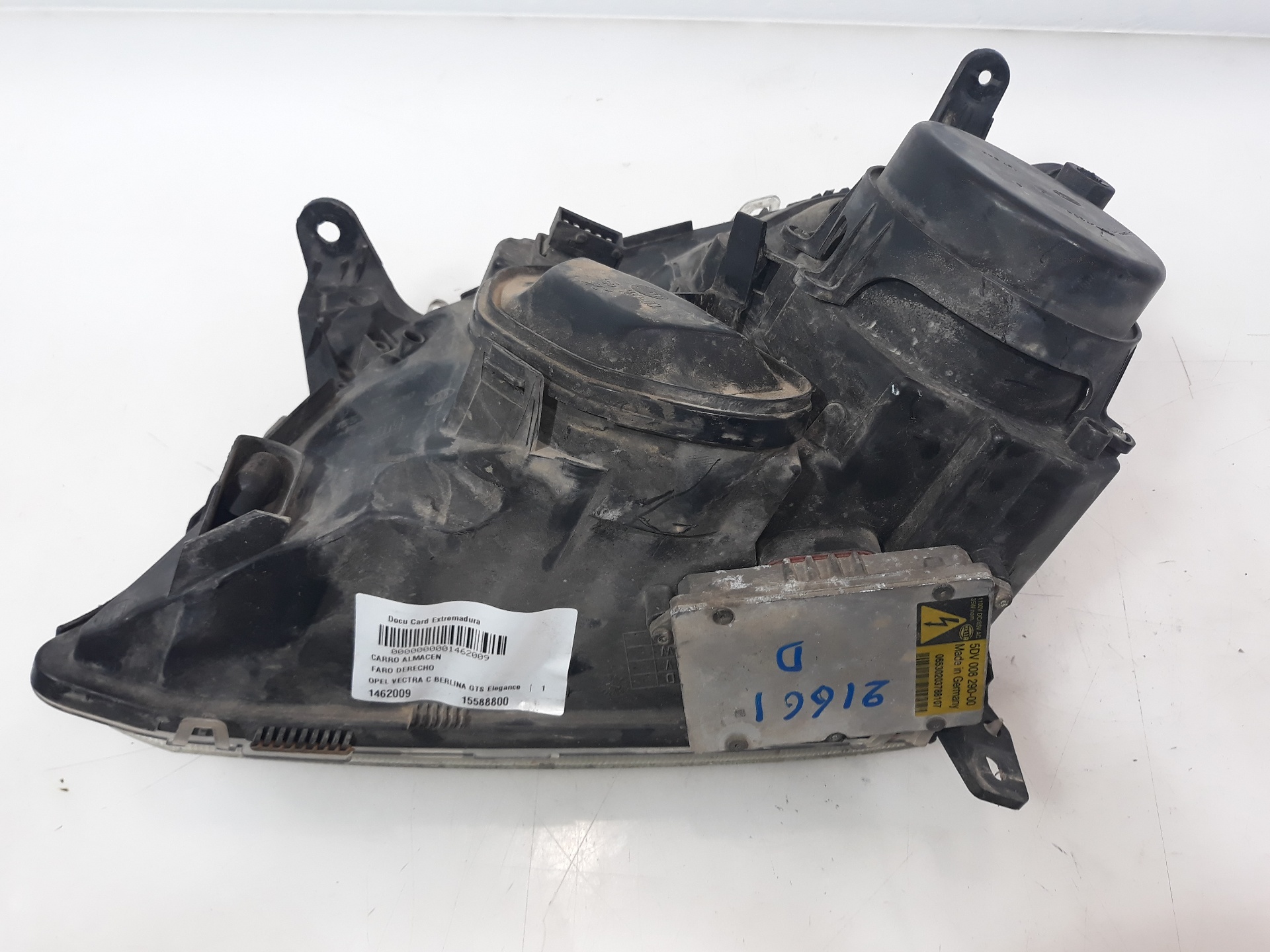 OPEL Vectra C (2002-2005) Front Høyre Frontlykt 15588800,15588800 19139194