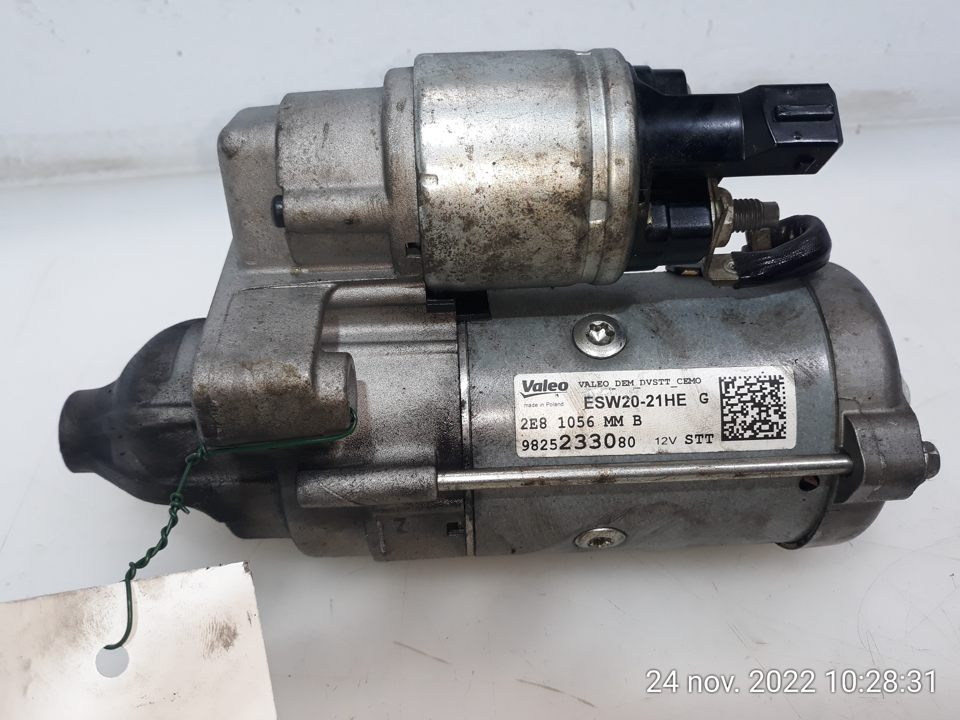 PEUGEOT 5008 1 generation (2009-2016) Starter Motor 9825233080,9825233080 19545490