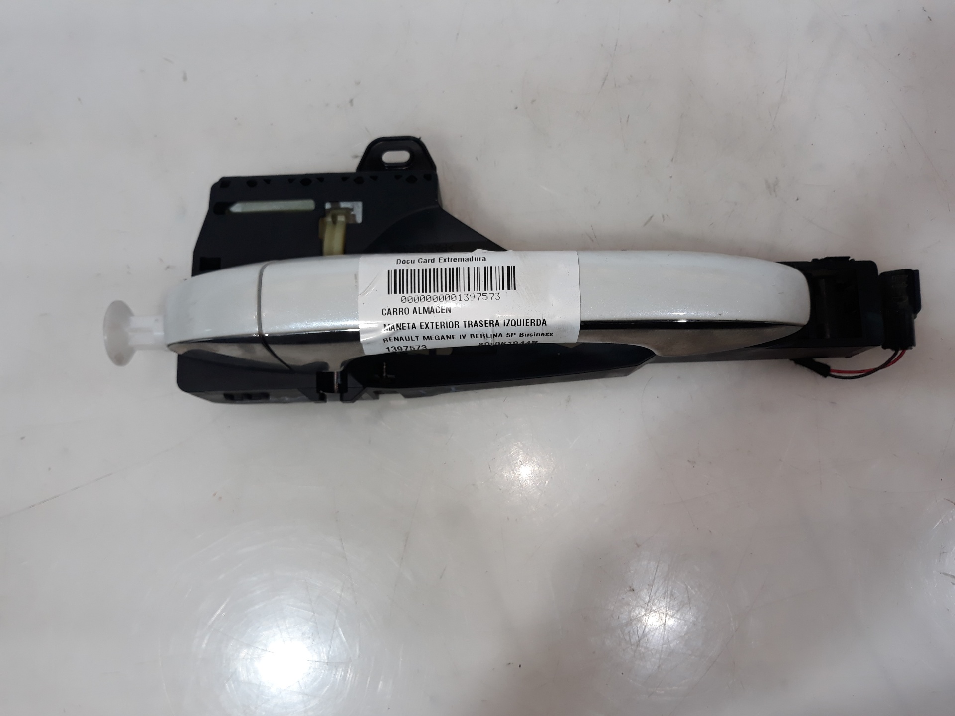 RENAULT Megane 3 generation (2008-2020) Rear Left Door Exterior Handle 806078882R 19125097