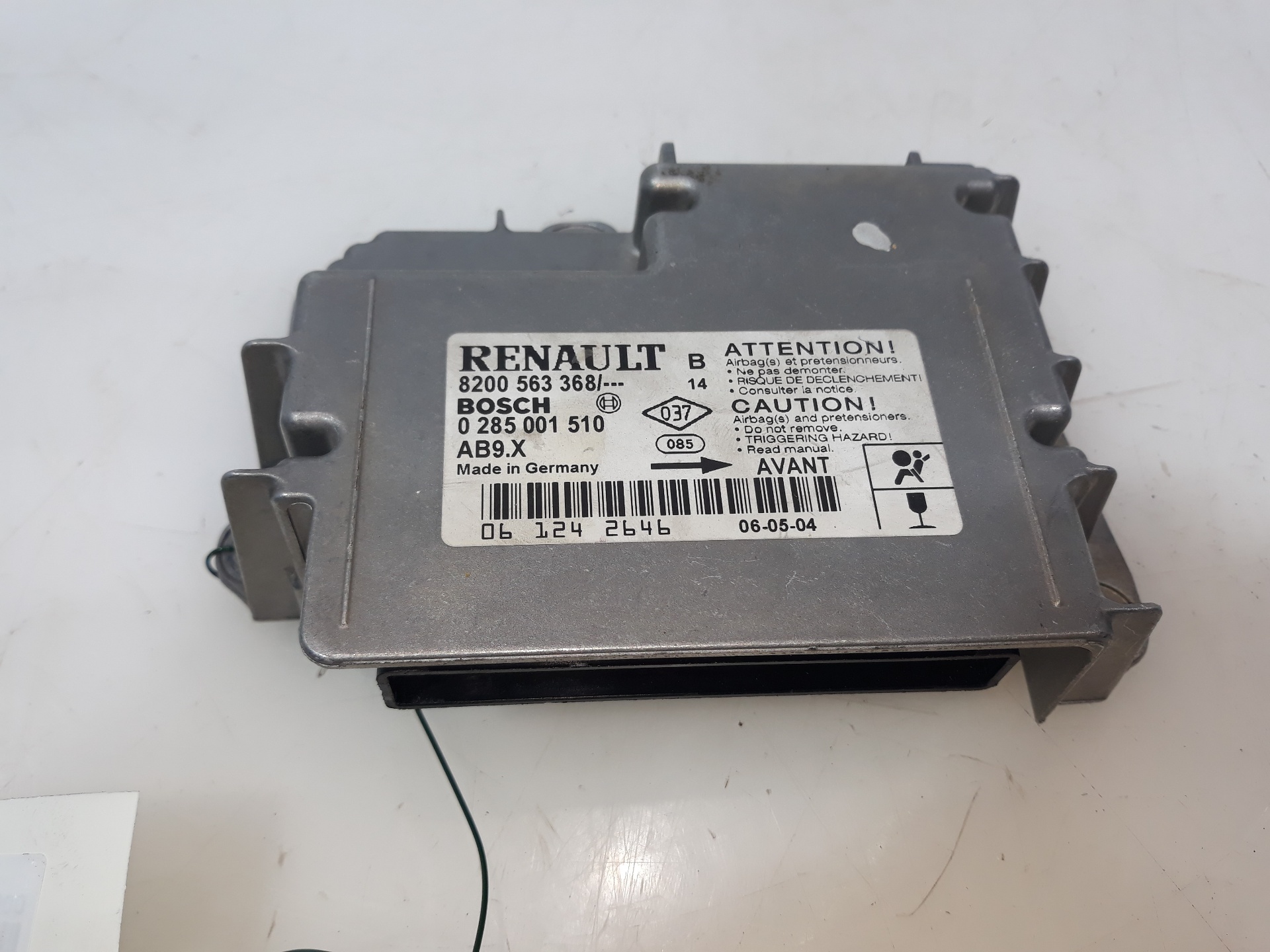 CHEVROLET Clio 3 generation (2005-2012) Блок SRS 8200563368,8200563368 19177646