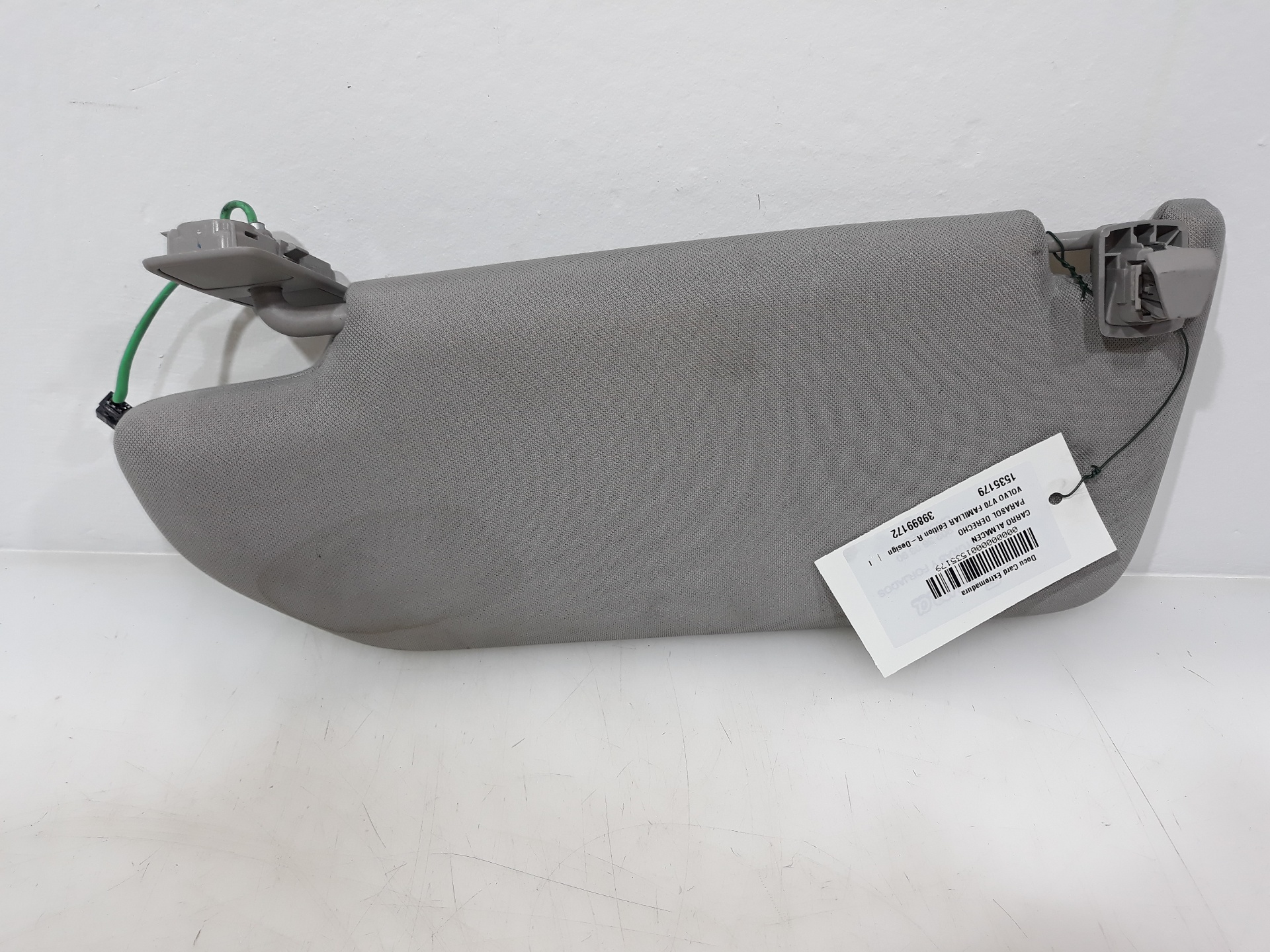 VOLVO V70 3 generation (2007-2020) Right Side Sun Visor 39899172,39899172 26094250