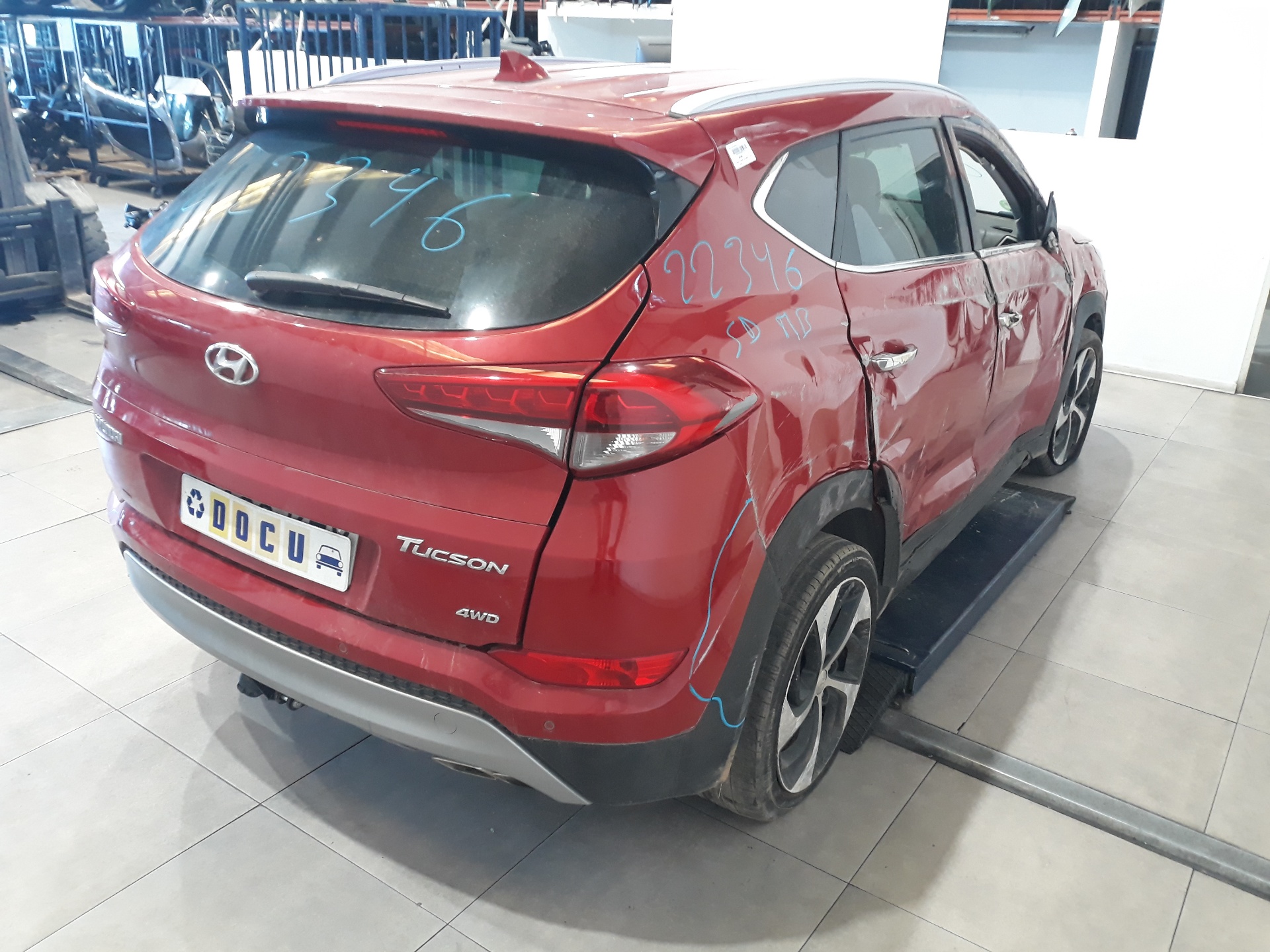 HYUNDAI Tucson 3 generation (2015-2021) Capac portbagaj 73700D7000 25170464