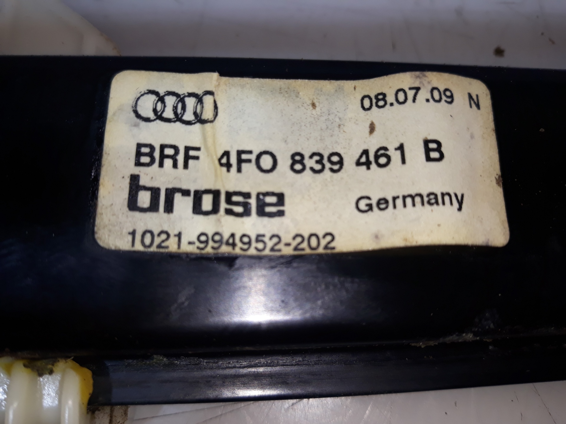 AUDI A6 C6/4F (2004-2011) Rear left door window lifter 4F0839461B,4F0839461B 19145738