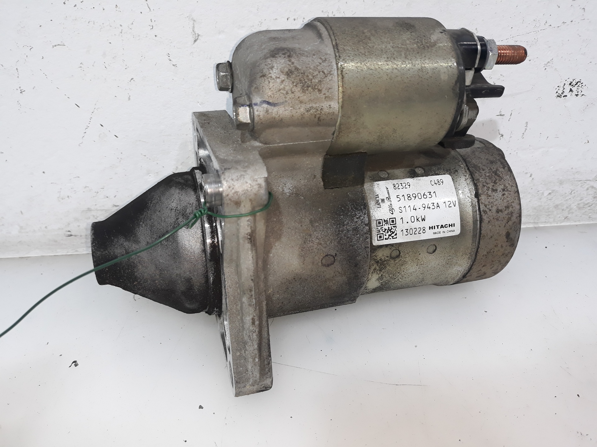 FIAT Panda 2 generation (2003-2011) Starter Motor 51890631, 51890631 19154378