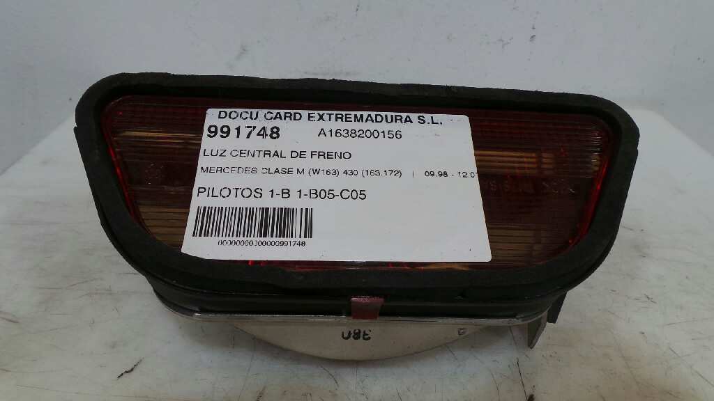 MERCEDES-BENZ M-Class W163 (1997-2005) Фонарь задней крышки A1638200156,A1638200156 18947022