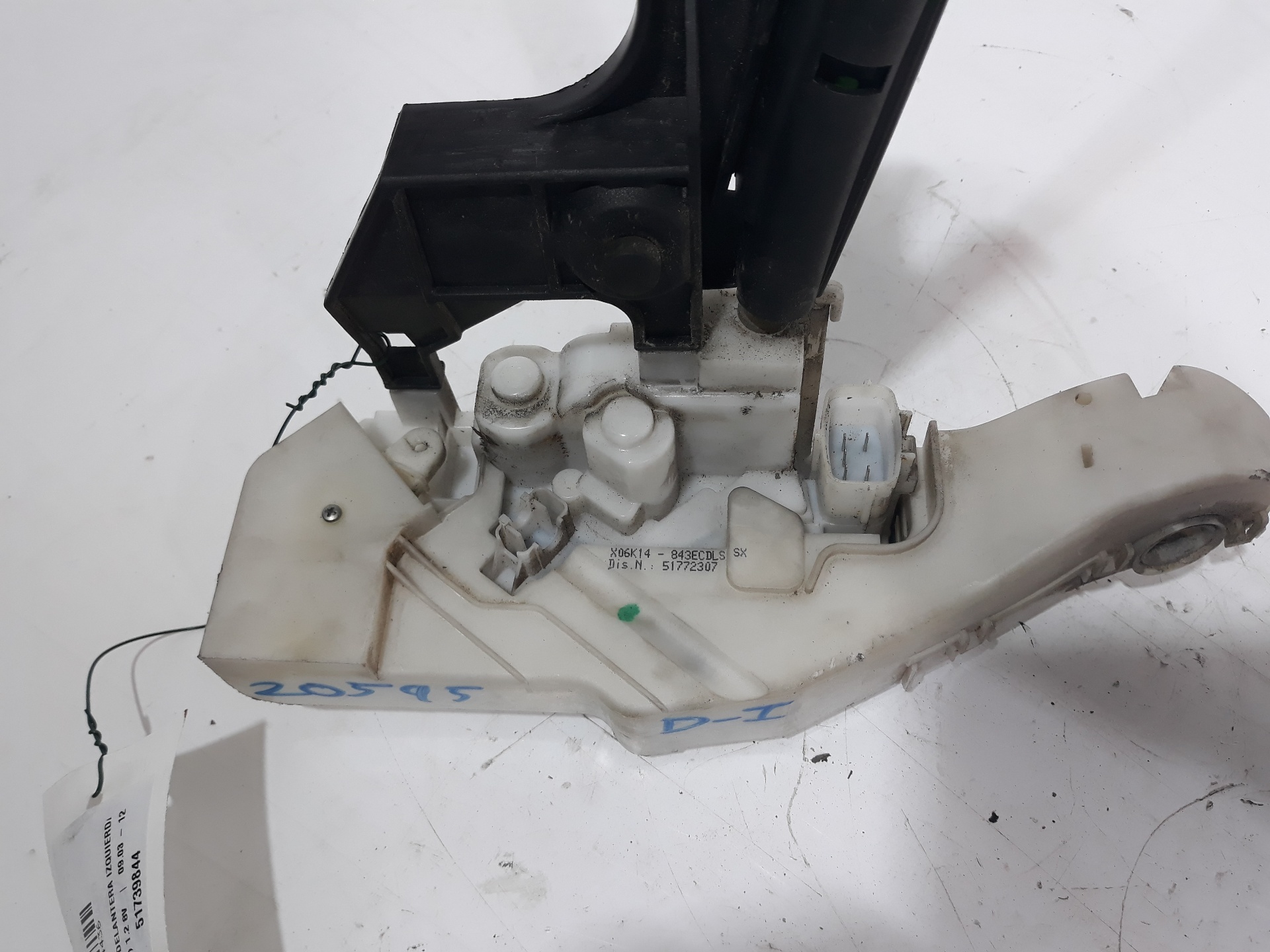 LANCIA Ypsilon II (Type 843)  (2003-2011) Front Left Door Lock 51739844, 51739844 19079529