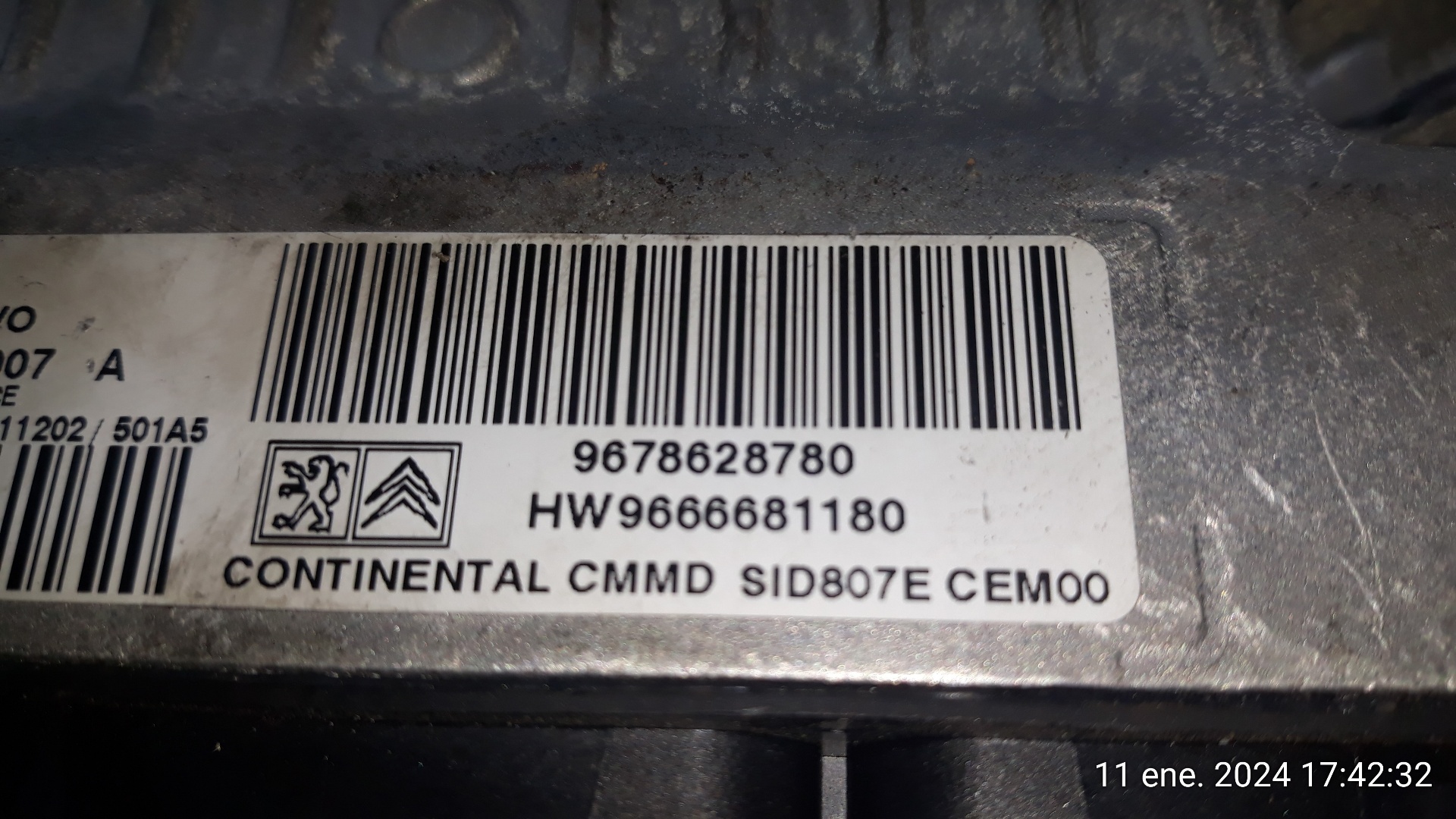 PEUGEOT 508 1 generation (2010-2020) Motorkontrolenhed ECU 9678628780,9678628780 25166822