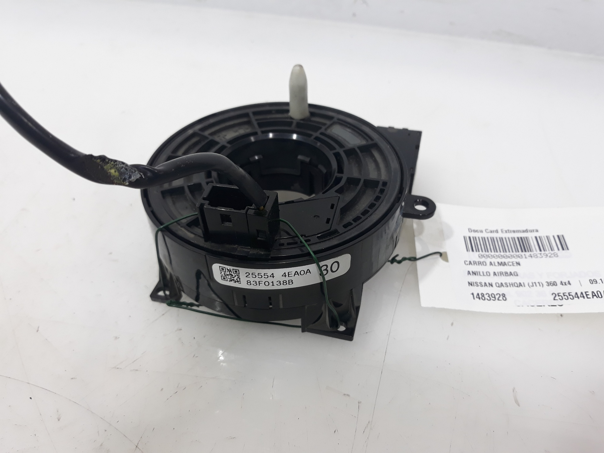 NISSAN Qashqai 2 generation (2013-2023) Rat Slip Ring Squib 255544EA0A, 255544EA0A 19173614