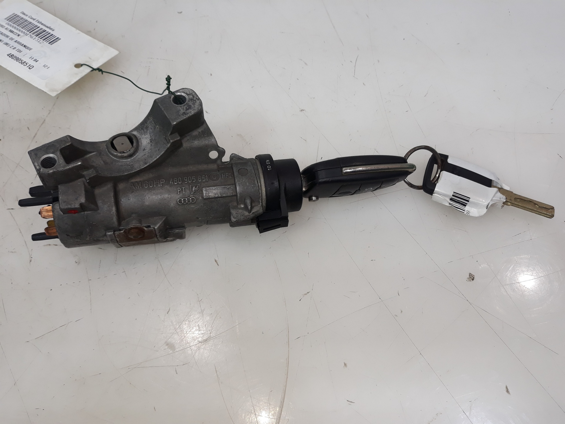 AUDI A4 B7/8E (2004-2008) Ignition Lock 4B0905851Q,4B0905851Q 23279595