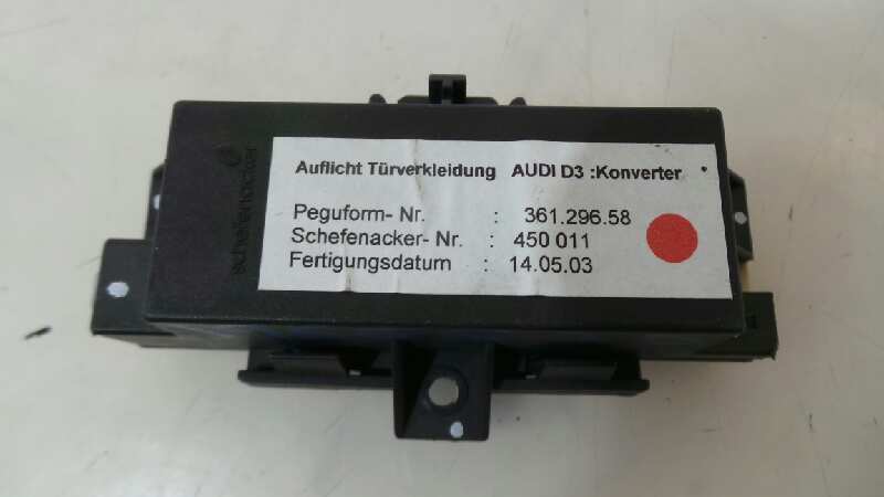 AUDI A8 D3/4E (2002-2010) Andre kontrolenheder 36129658, 36129658 25198867