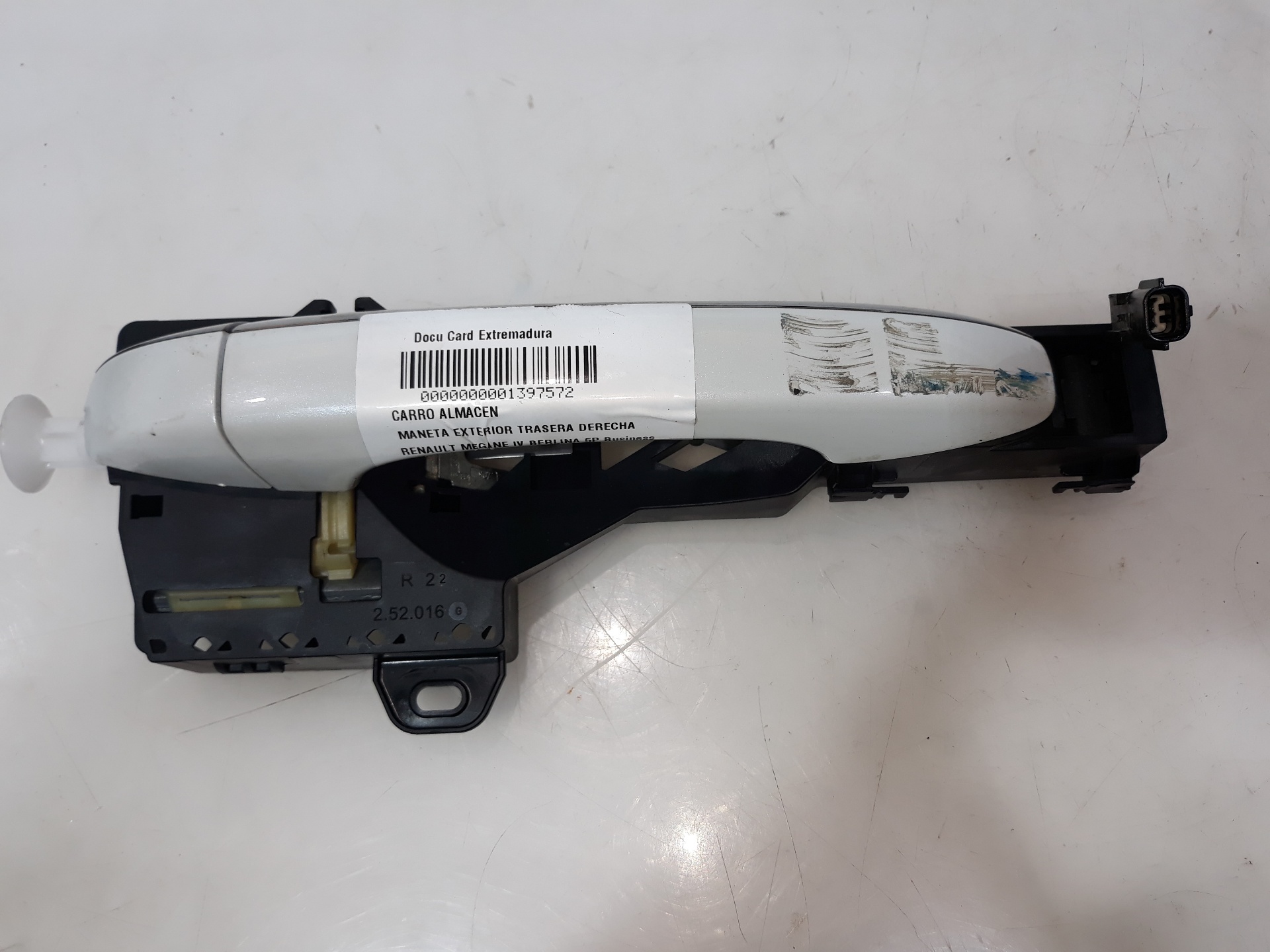 RENAULT Megane 3 generation (2008-2020) Rear right door outer handle 806064489R 19123201