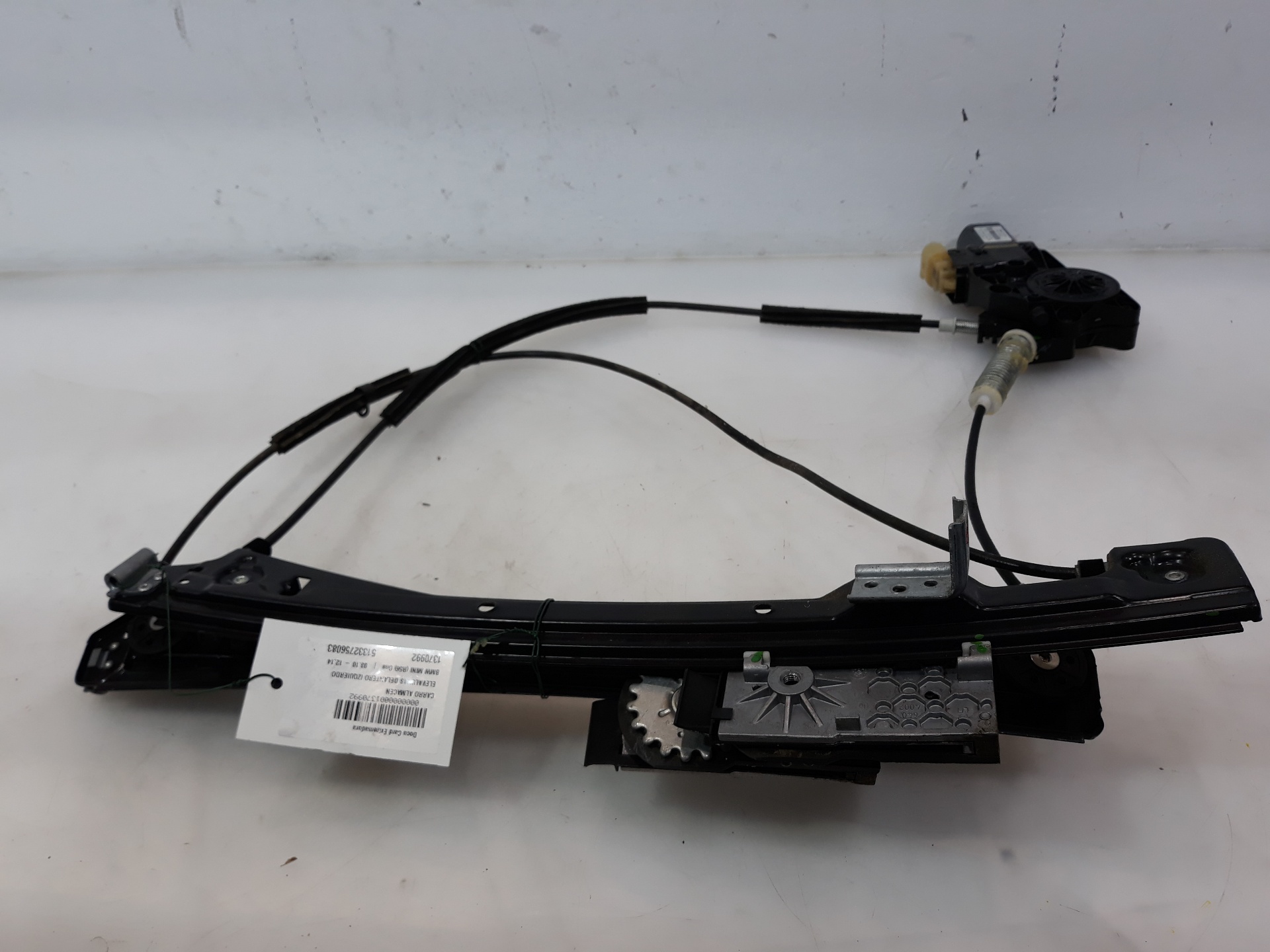 MINI Cooper R56 (2006-2015) Front Left Door Window Regulator 51332756083, 51332756083 19120714