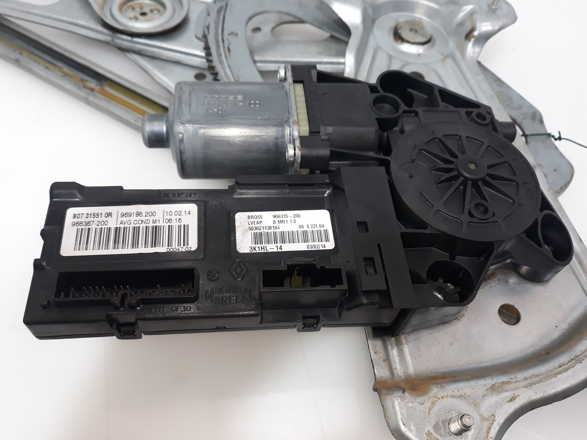 RENAULT Megane 3 generation (2008-2020) Front Left Door Window Regulator 807315510R,807315510R 25086729