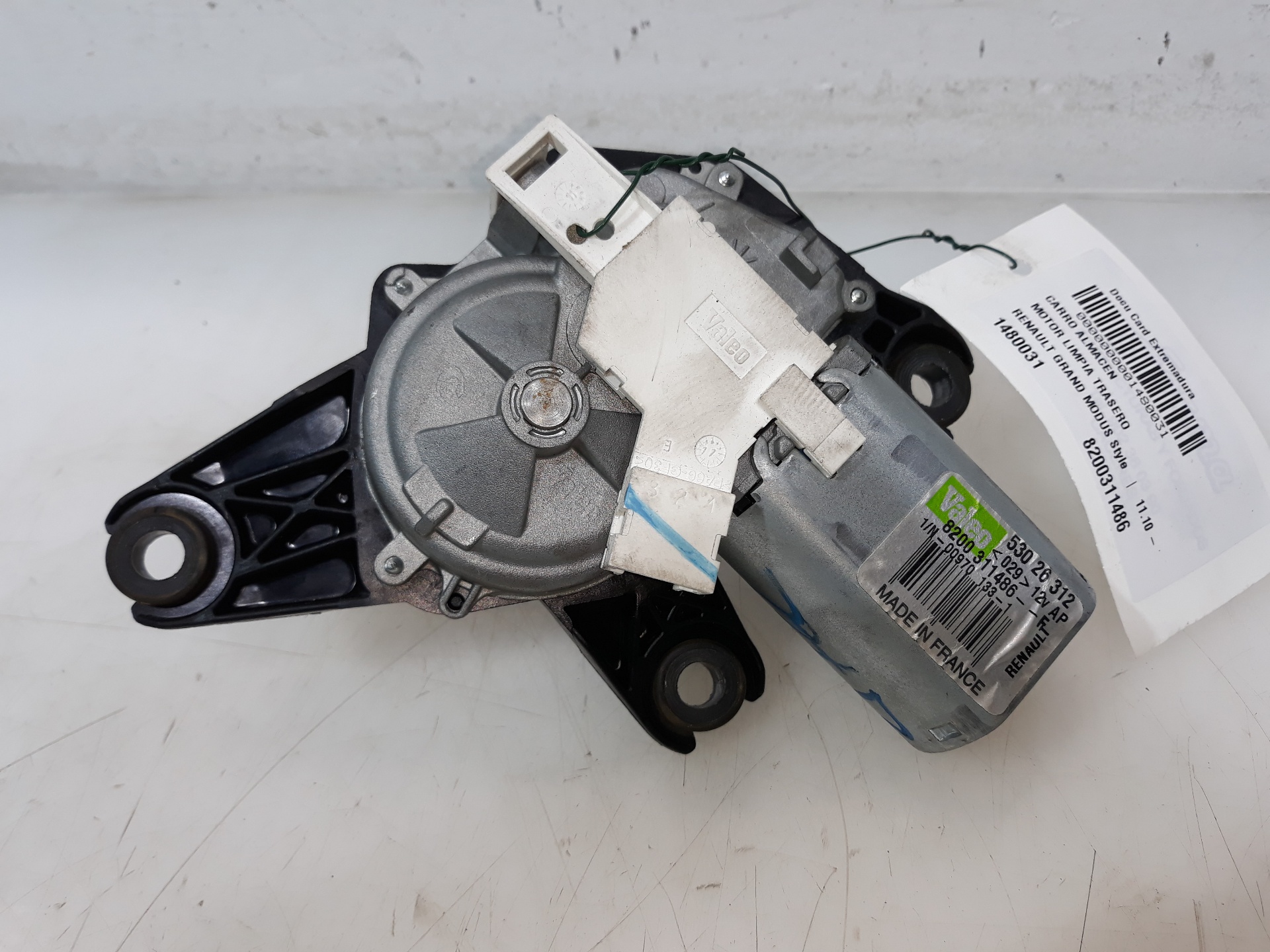 RENAULT Modus 1 generation (2004-2012) Tailgate  Window Wiper Motor 8200311486,8200311486 23251780