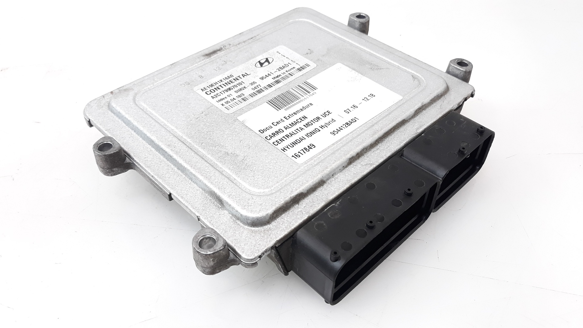 HYUNDAI Ioniq AE (2016-2023) Engine Control Unit ECU 954412BAD1 25946553