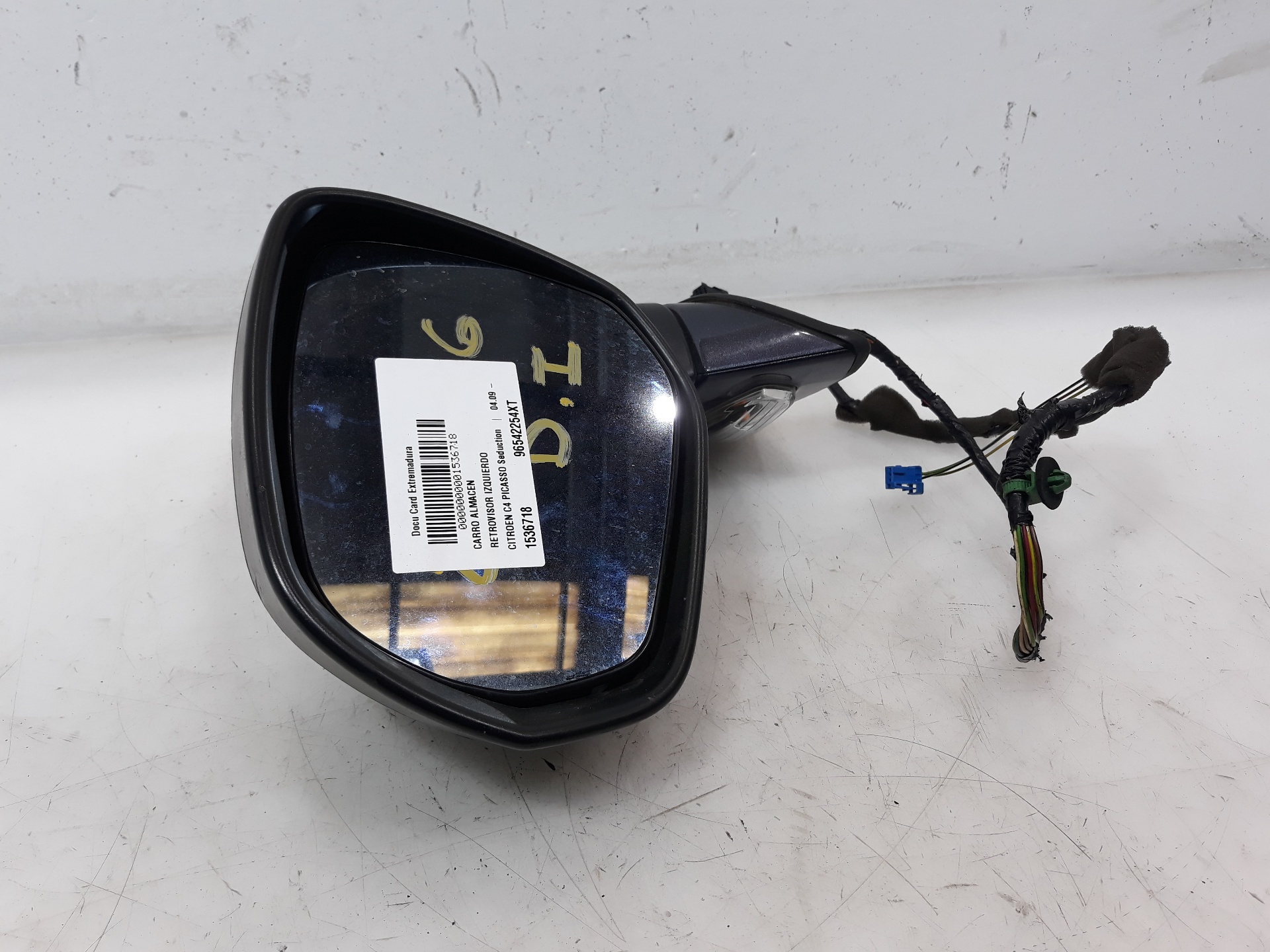 CITROËN C4 Picasso 1 generation (2006-2013) Left Side Wing Mirror 96542254XT, 8153G8 26095318