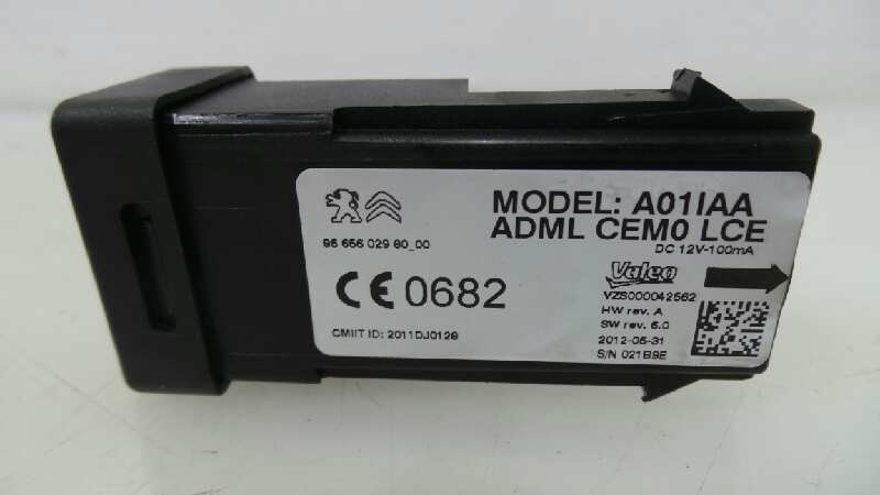 PEUGEOT 508 1 generation (2010-2020) Alte unități de control 9665602980, 9665602980 23242976