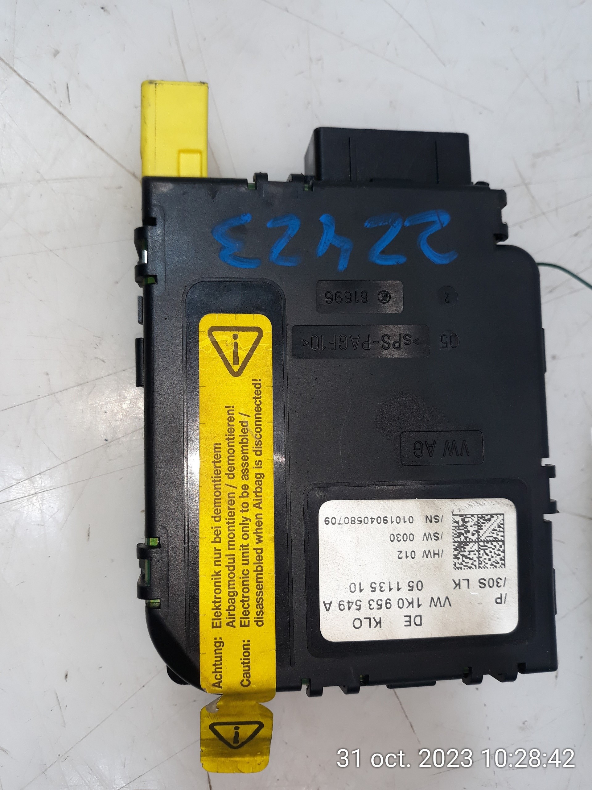 AUDI A3 8P (2003-2013) Other Control Units 1K0953549A,1K0953549A 23279615