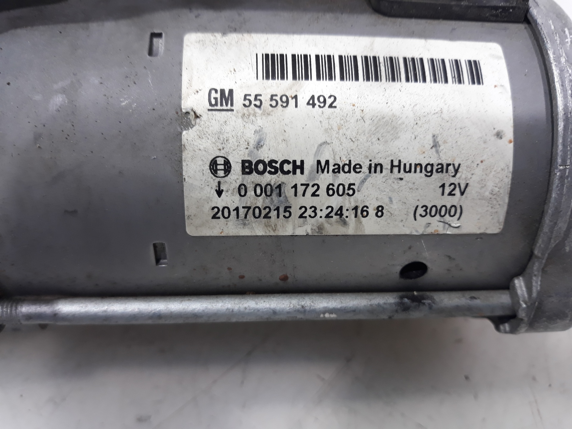 OPEL Corsa D (2006-2020) Starter Motor 55591492,55591492 19100256