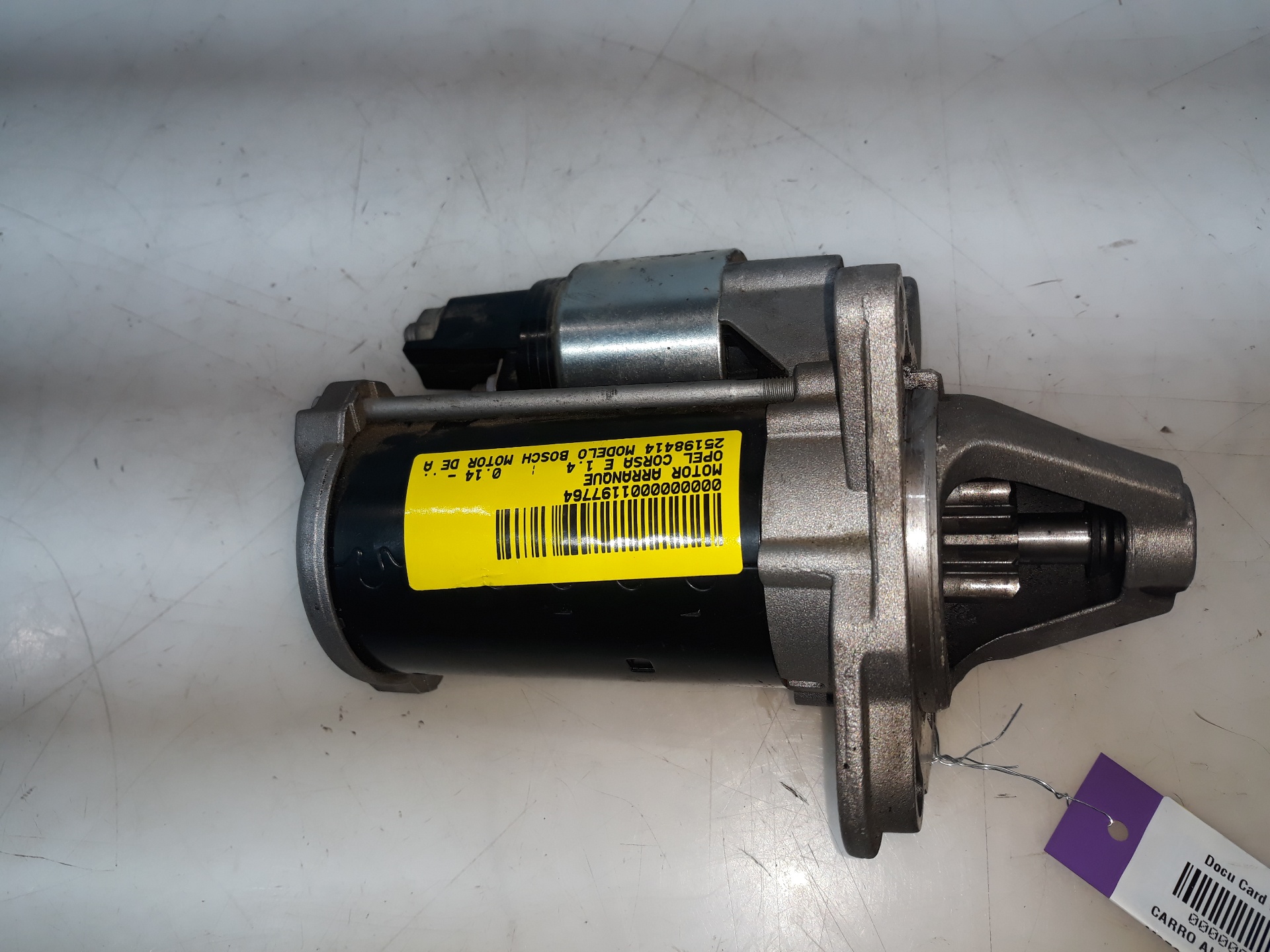 OPEL Corsa D (2006-2020) Starter Motor 25198414, 25198414 19149444