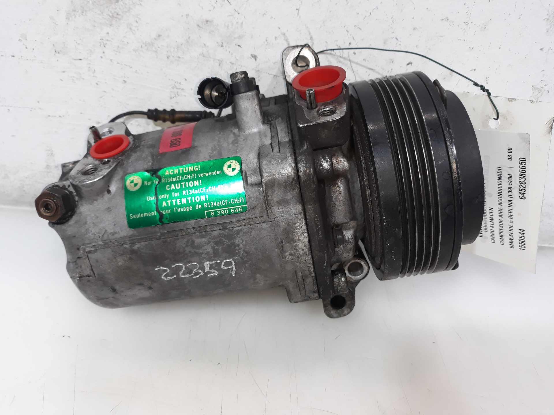 BMW 5 Series E39 (1995-2004) Air Condition Pump 64528386650,64528386650 23279147