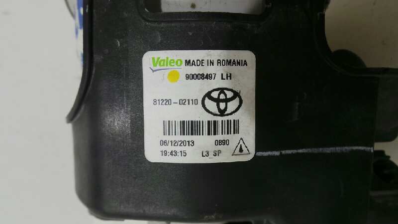 TOYOTA Yaris 3 generation (2010-2019) Левая противотуманка переднего бампера 8122002110, 90008497 19038727