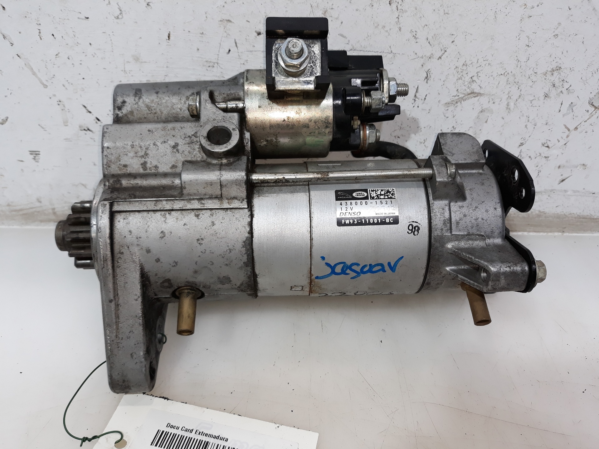 JAGUAR XF 1 generation  (2011-2016) Startovací motor 4380001521 25428978