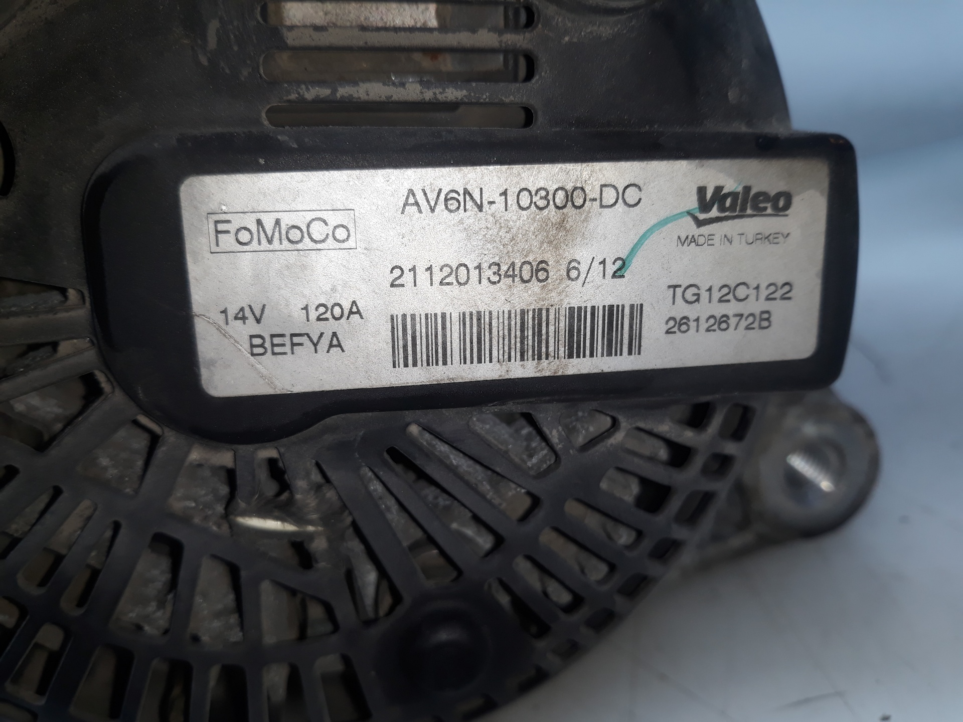 FORD C-Max 2 generation (2010-2019) Ģenerators AV6N10300DC, AV6N10300DC 19146031