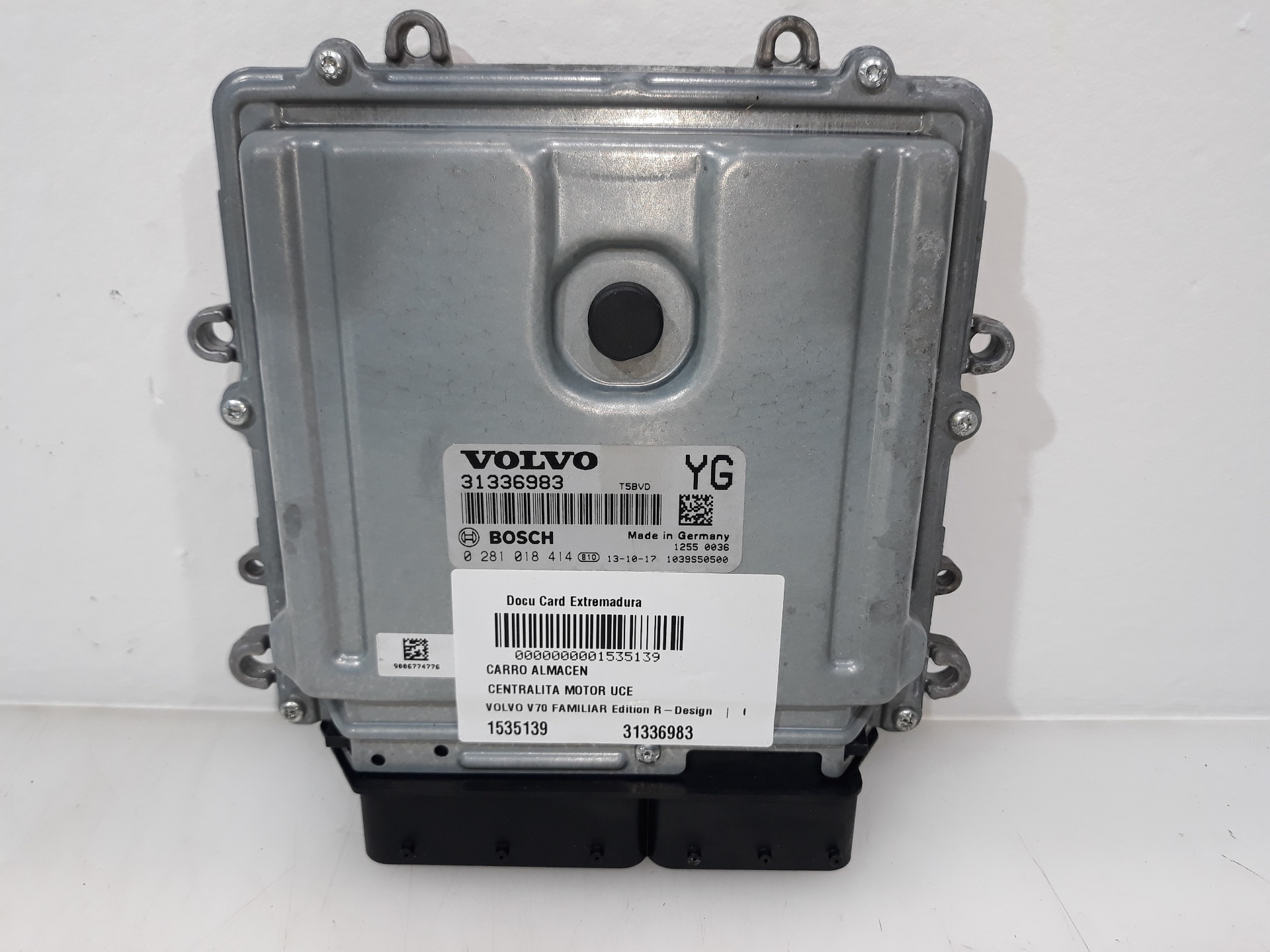 VOLVO V70 3 generation (2007-2020) Engine Control Unit ECU 31336983,31336983 26094168