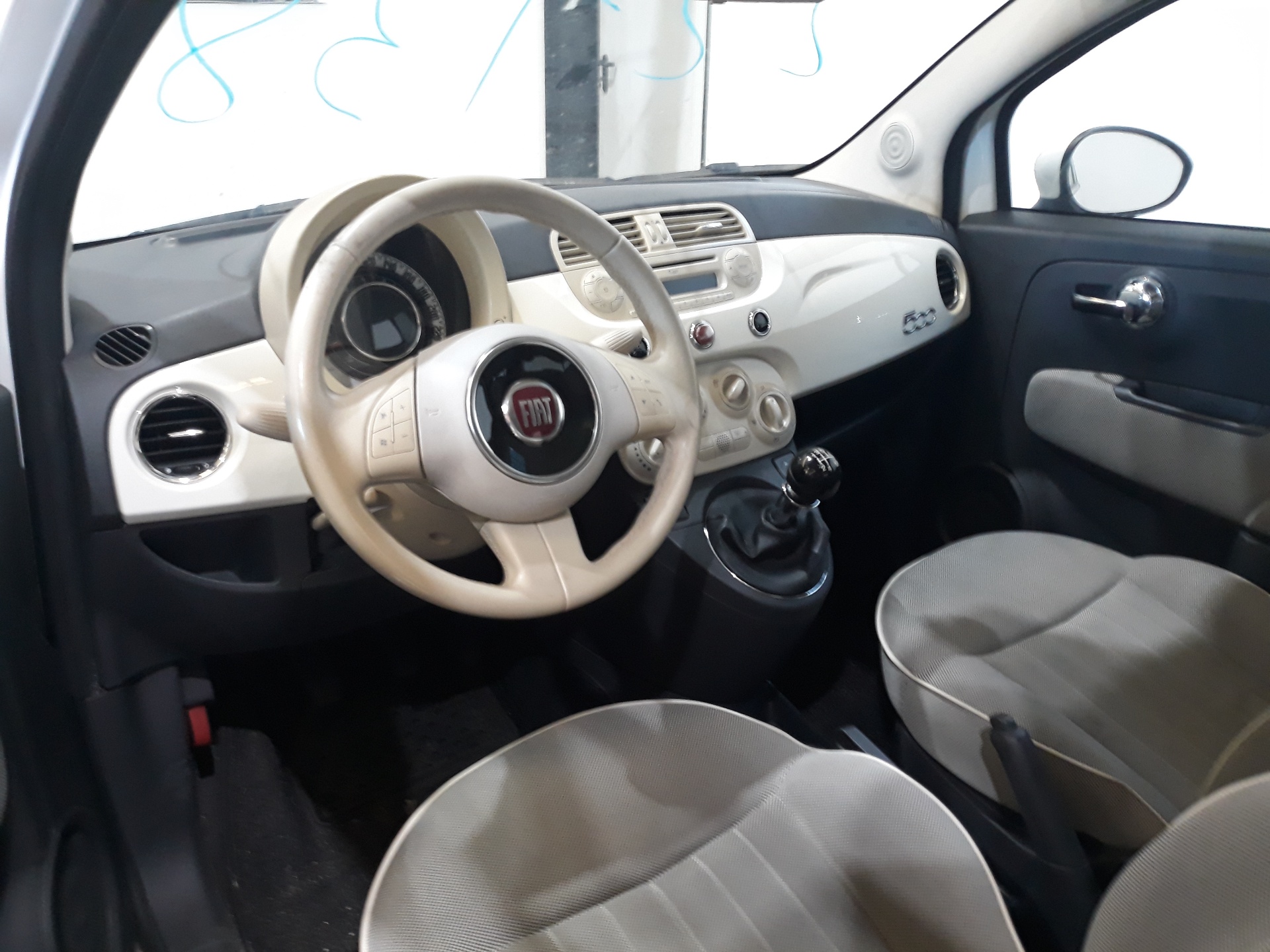 FIAT 500 2 generation (2008-2024) Steering Wheel 61926391, 61926391 25086286