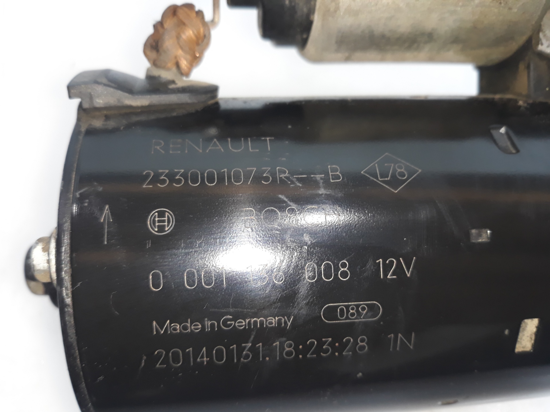 RENAULT Megane 3 generation (2008-2020) Starter Motor 233001073R, 233001073R 25086703