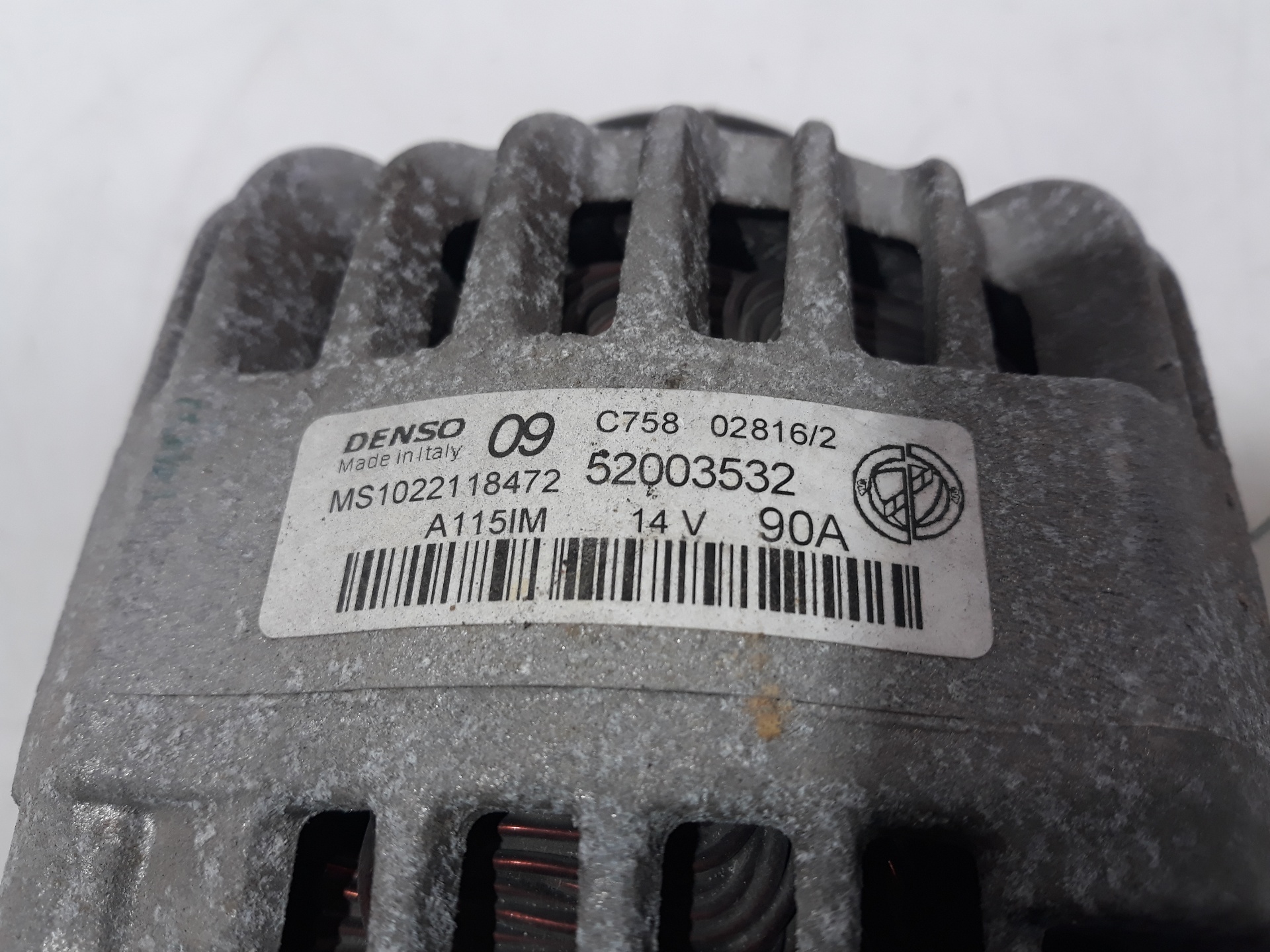 FIAT Alternator 52003532, 52003532 19144440