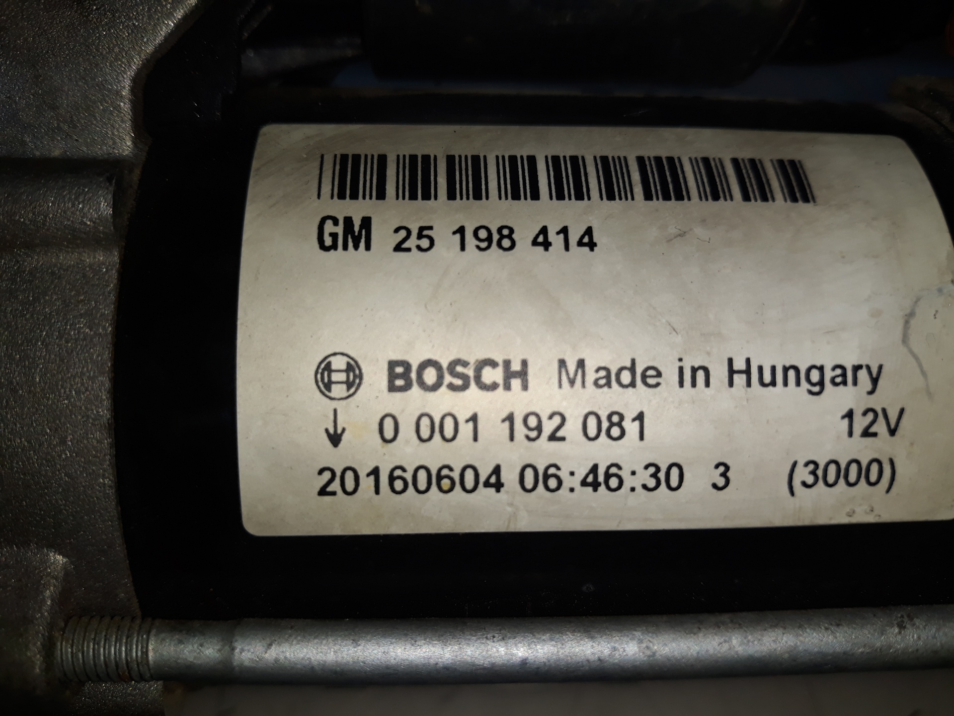 OPEL Corsa D (2006-2020) Starter Motor 25198414, 25198414 19149444