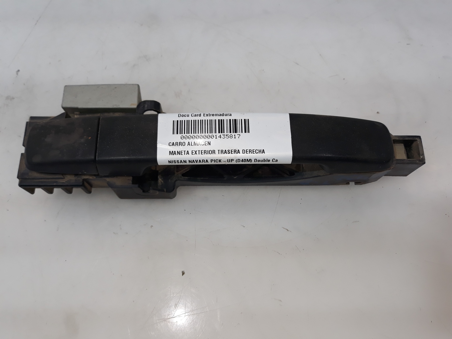 NISSAN NP300 1 generation (2008-2015) Rear right door outer handle 80640EB100,80640EB100 19126624