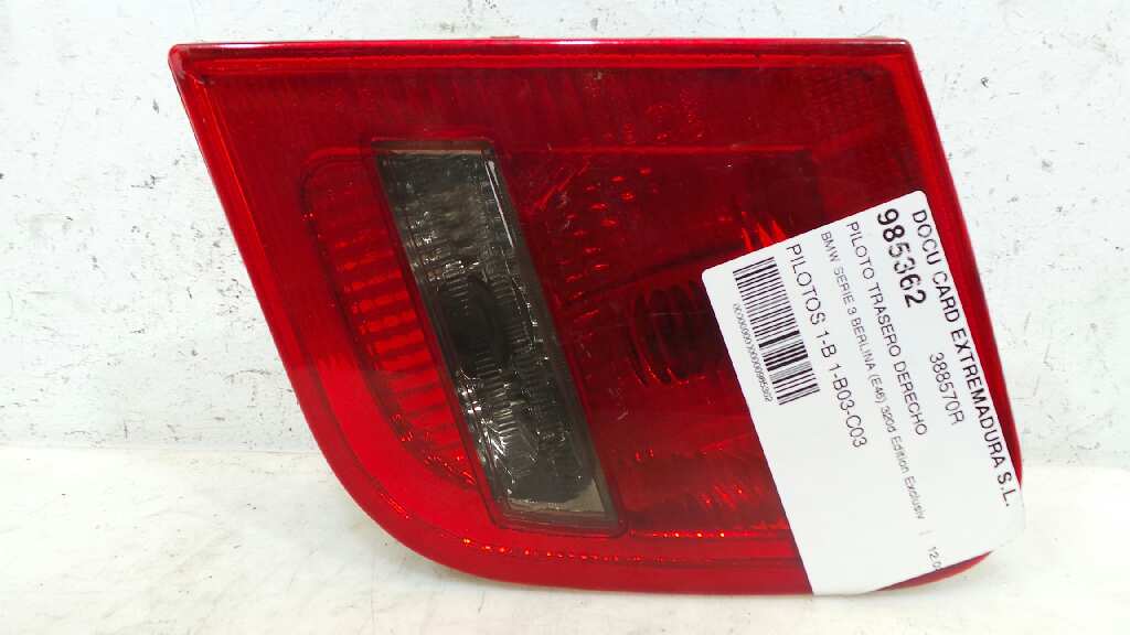 BMW 3 Series E46 (1997-2006) Rear Right Taillight Lamp 388570R,388570R,63216910538 18938072