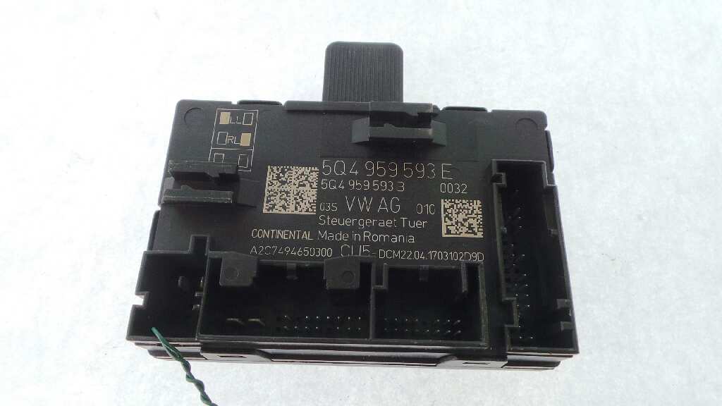 SEAT Leon 3 generation (2012-2020) Comfort Control Unit 5Q4959593E, 5Q4959593E 18983880