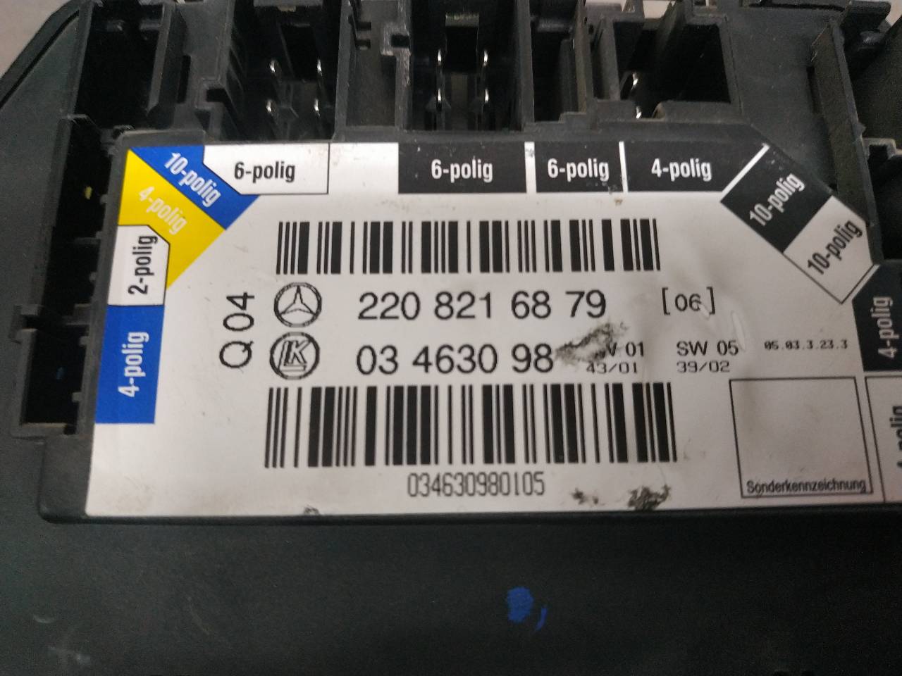Módulo electronico 2208216879 de Mercedes-benz Clase s 2002-2005 - pieza usada