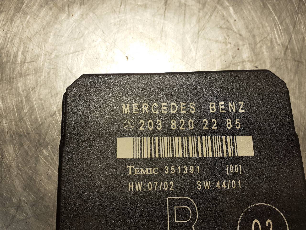 MERCEDES-BENZ C-Class W203/S203/CL203 (2000-2008) Kiti valdymo blokai 2038202285 18920625