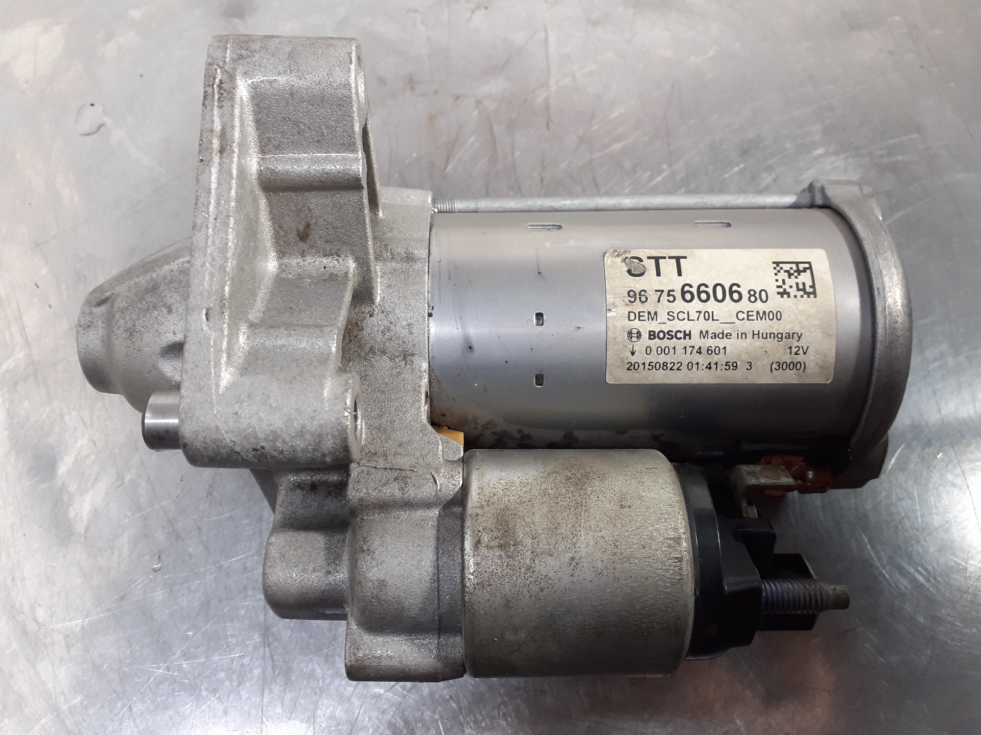 CITROËN C4 Cactus 1 generation (2014-2024) Starter Motor 9675660680 23568586