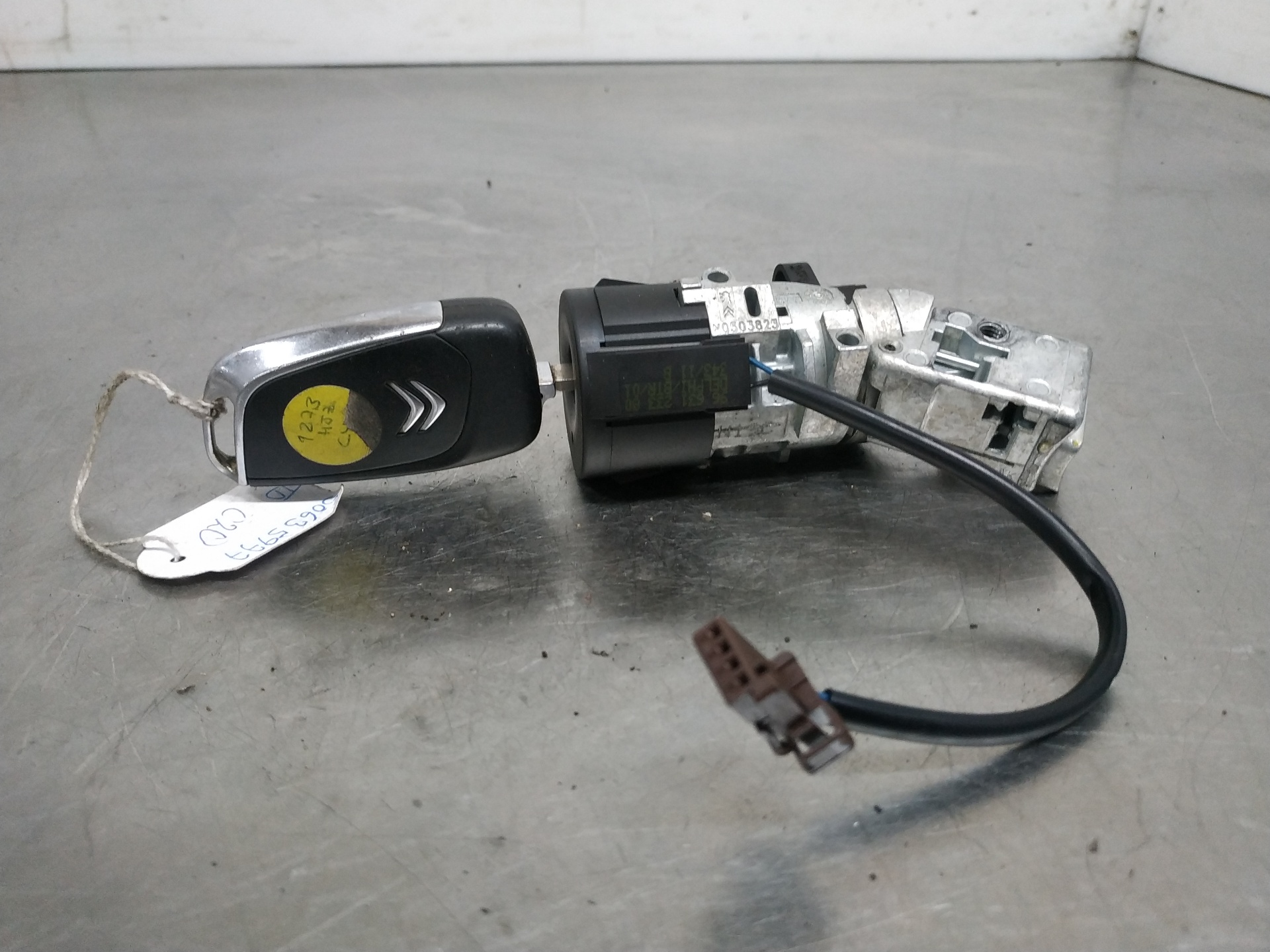 Comutador de arranque 9663123380 de Citroen C4 2010-2011 - pieza usada