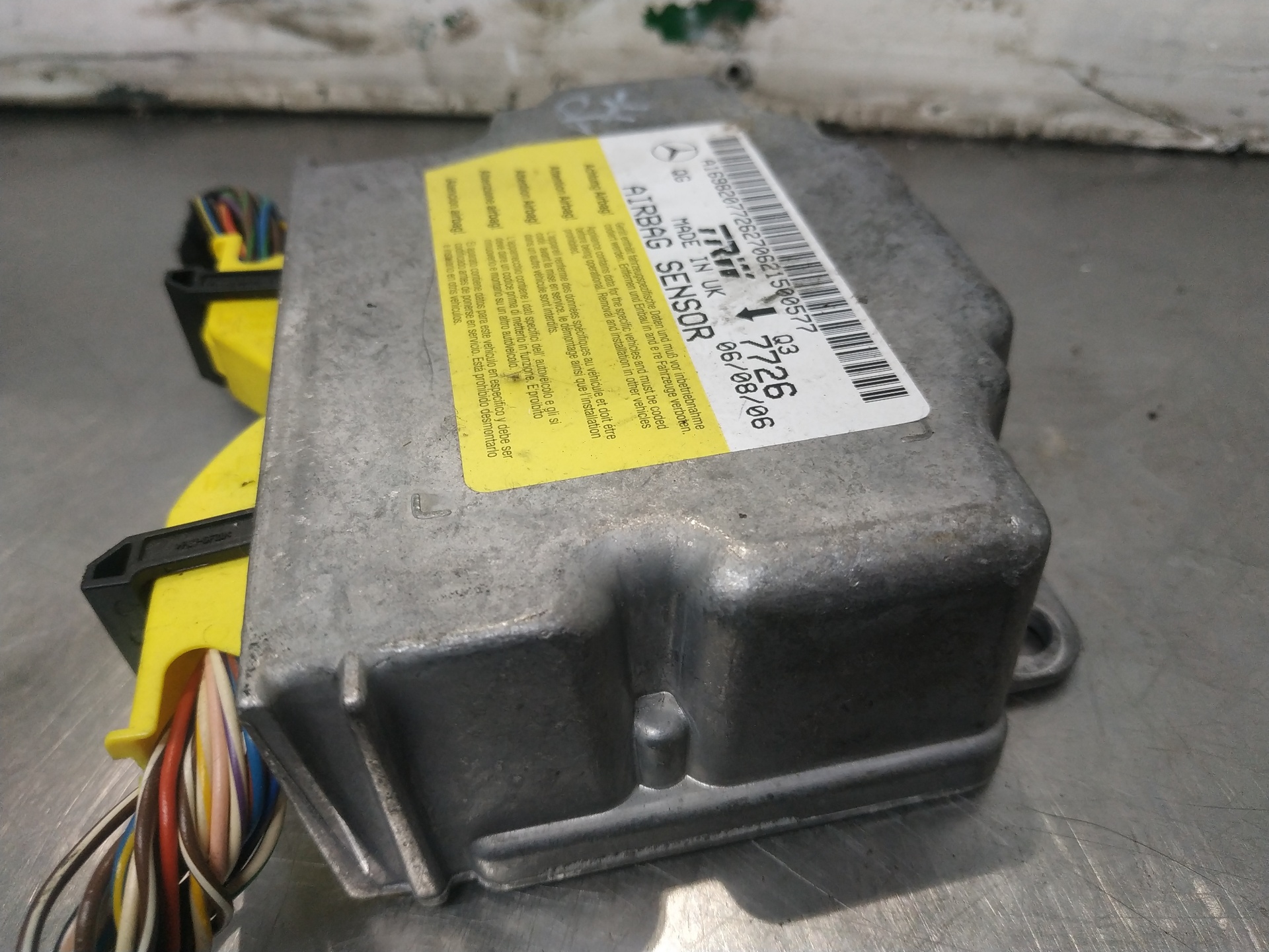 MERCEDES-BENZ B-Class W245 (2005-2011) SRS Control Unit A1698207726 23612742