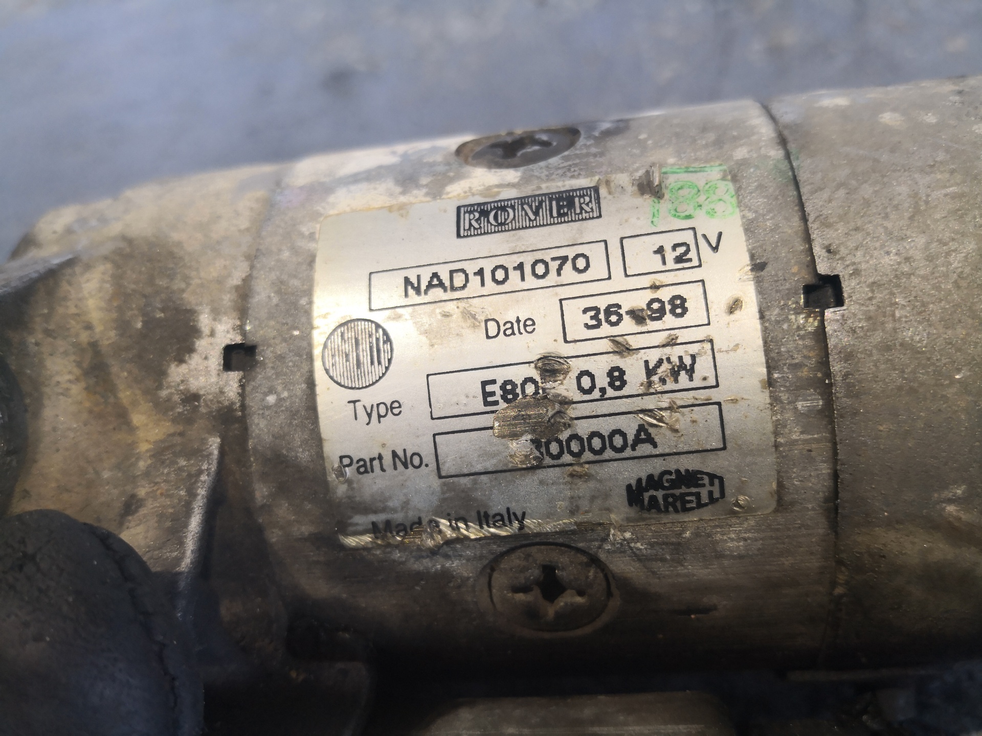 KIA 400 1 generation (HH-R) (1995-2000) Starter Motor NAD101070 19114980