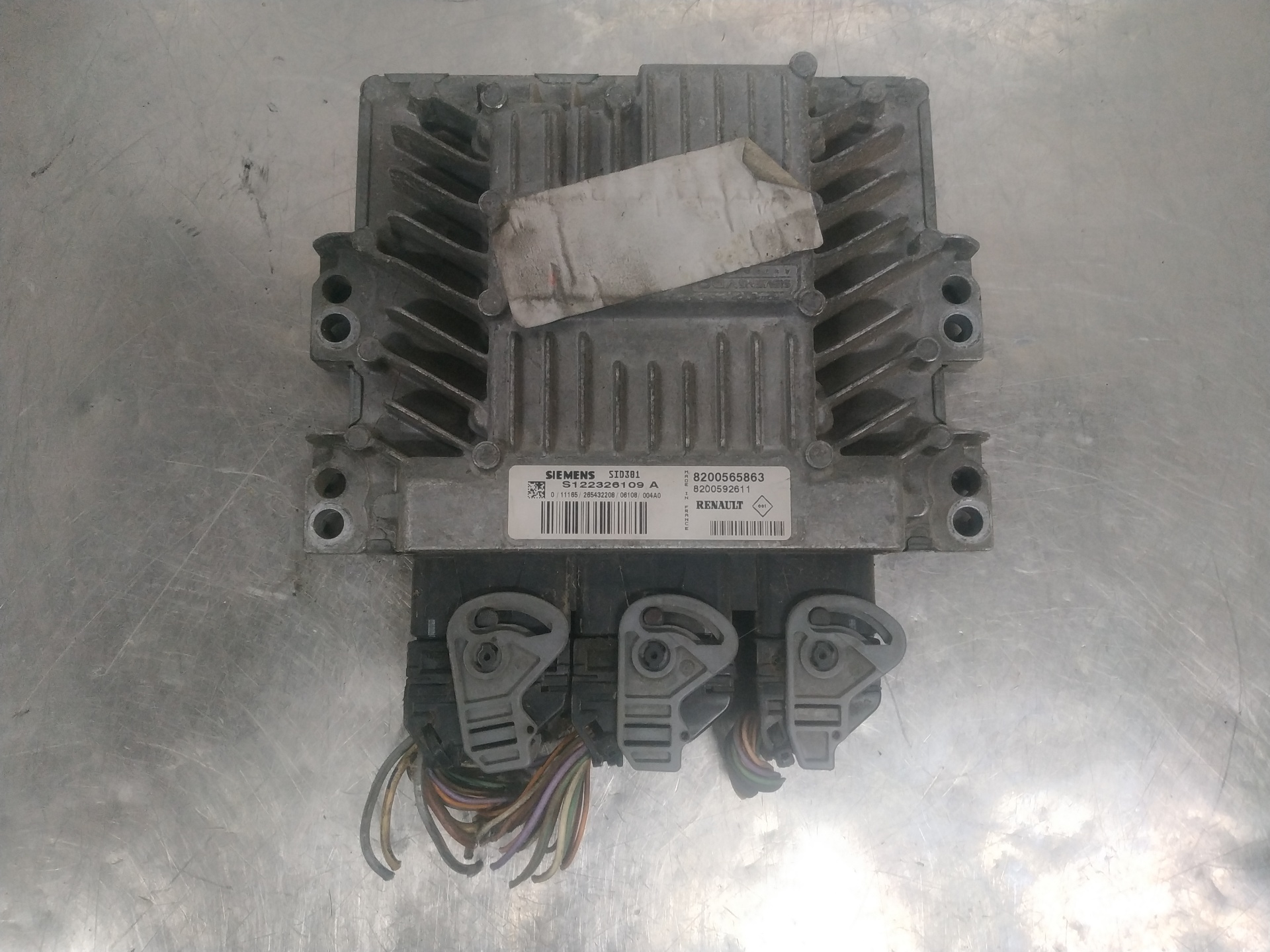 Motorsteuergerät 8200565863 de Renault Scénic ii (jm0/1_) 2003-2006 - pieza usada