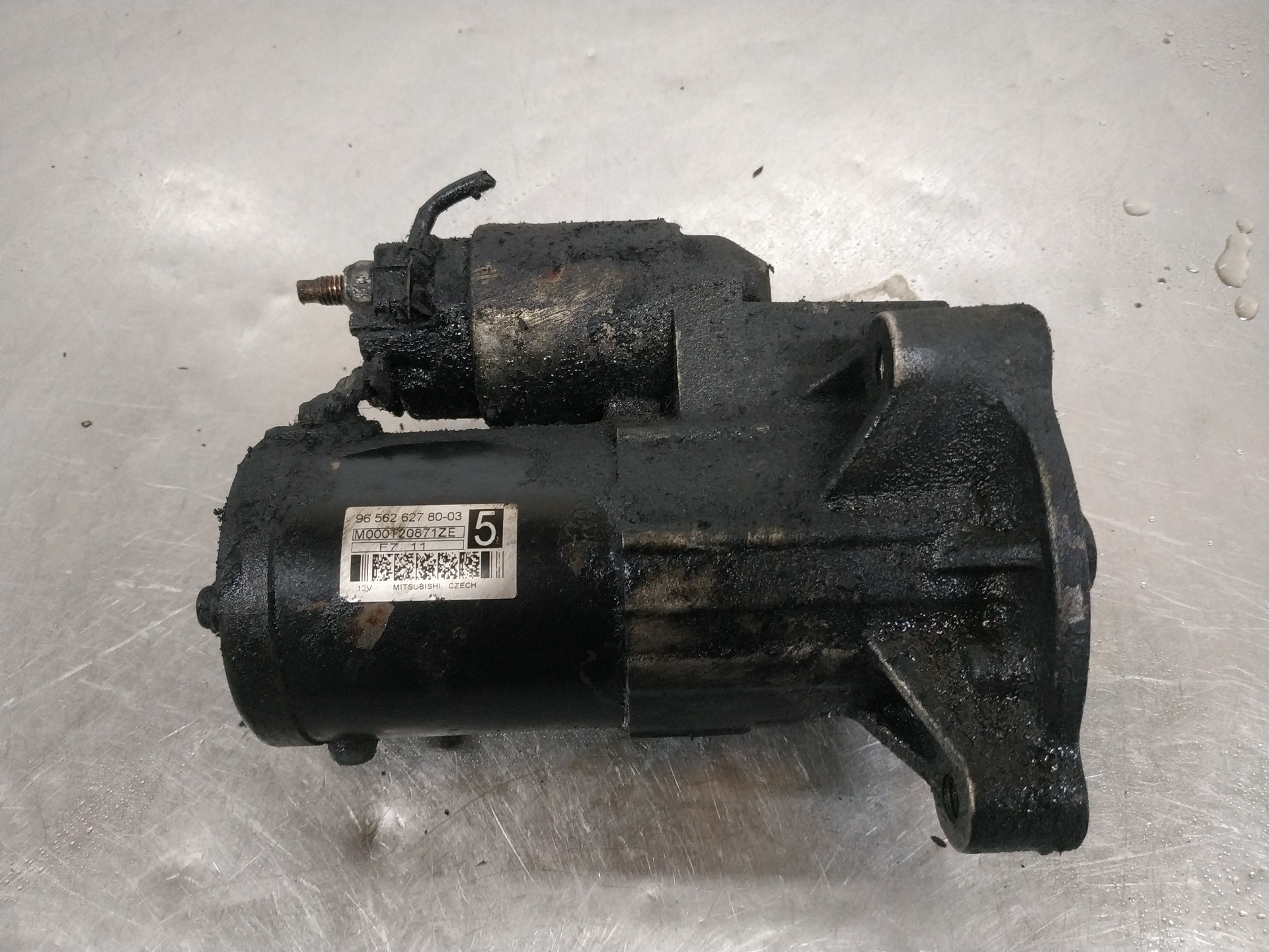 Motor arranque 9656262780 de Mitsubishi Outlander 2007-2009 - pieza usada
