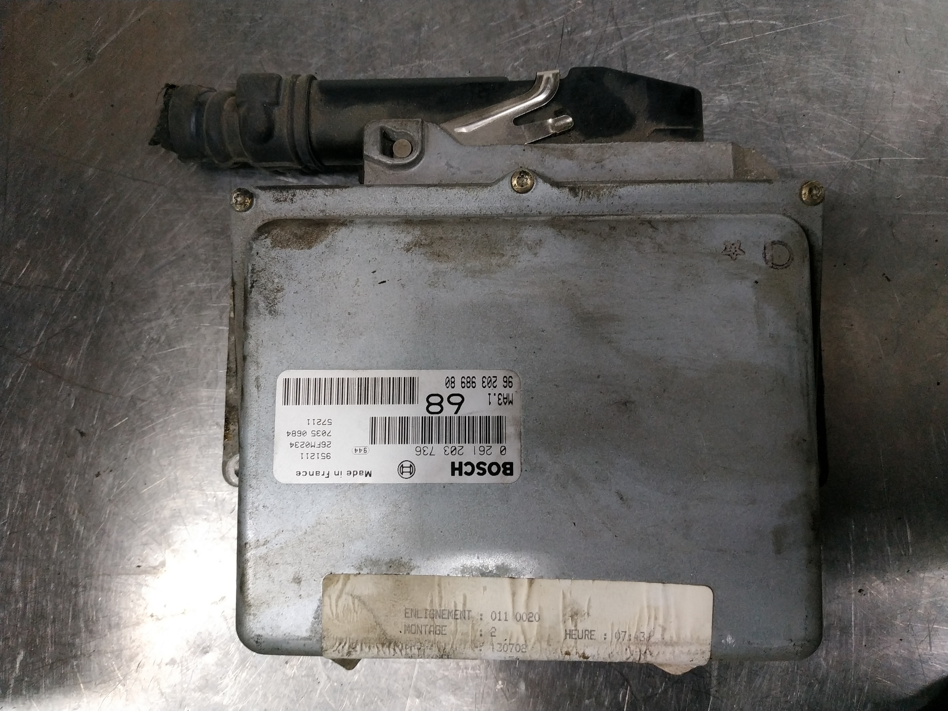 CITROËN Saxo 2 generation (1996-2004) Блок керування двигуном ECU 9620398980 19161610