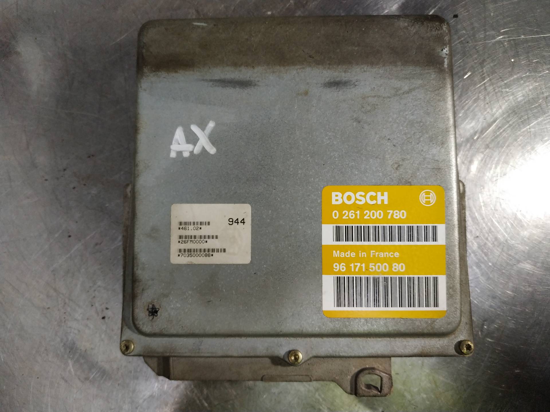 FORD AX 1 generation (1986-1998) Блок керування двигуном ECU 9617150080 19060434