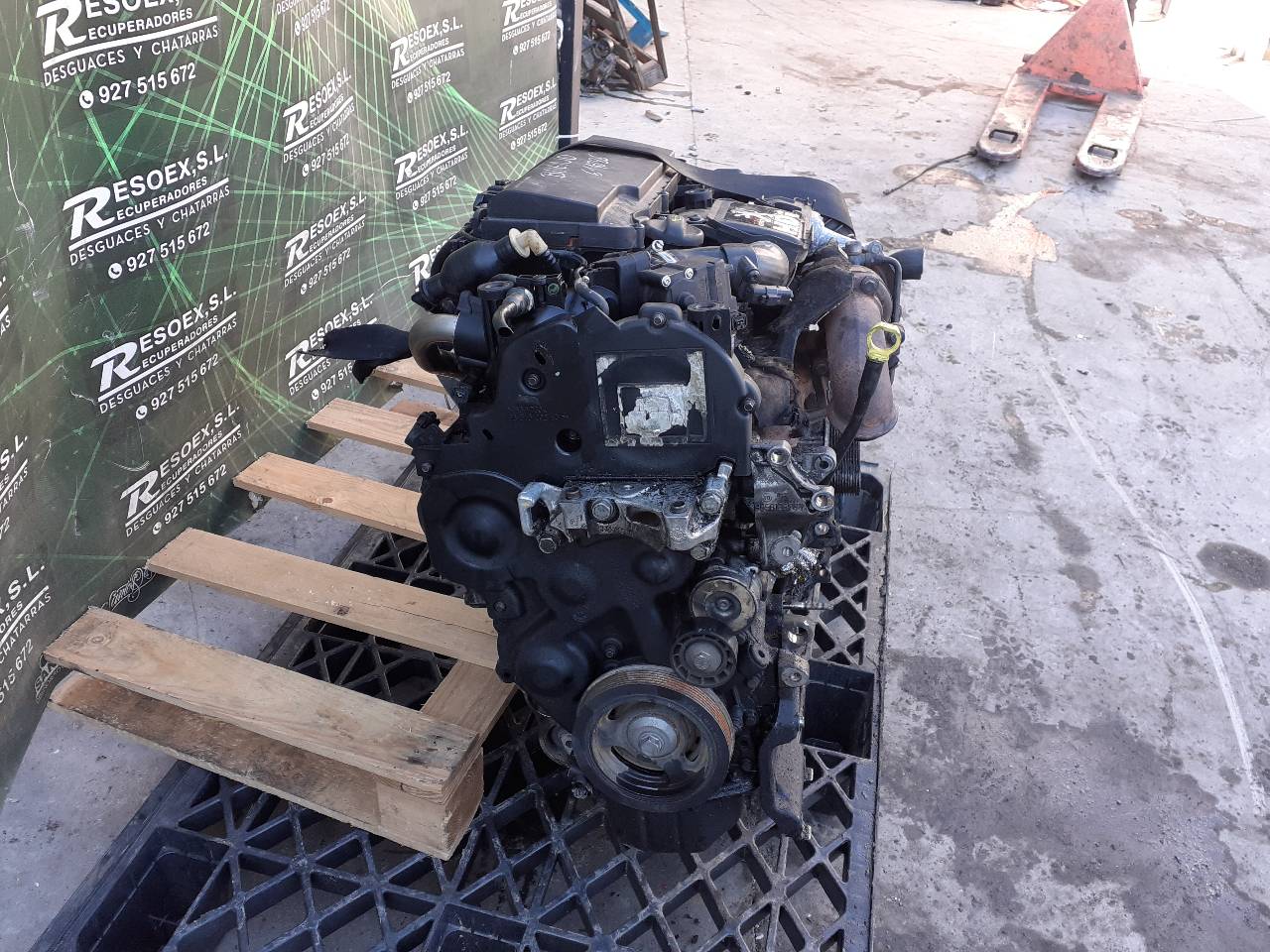 RENAULT 206 1 generation (1998-2009) Motor 8HZ 18907931